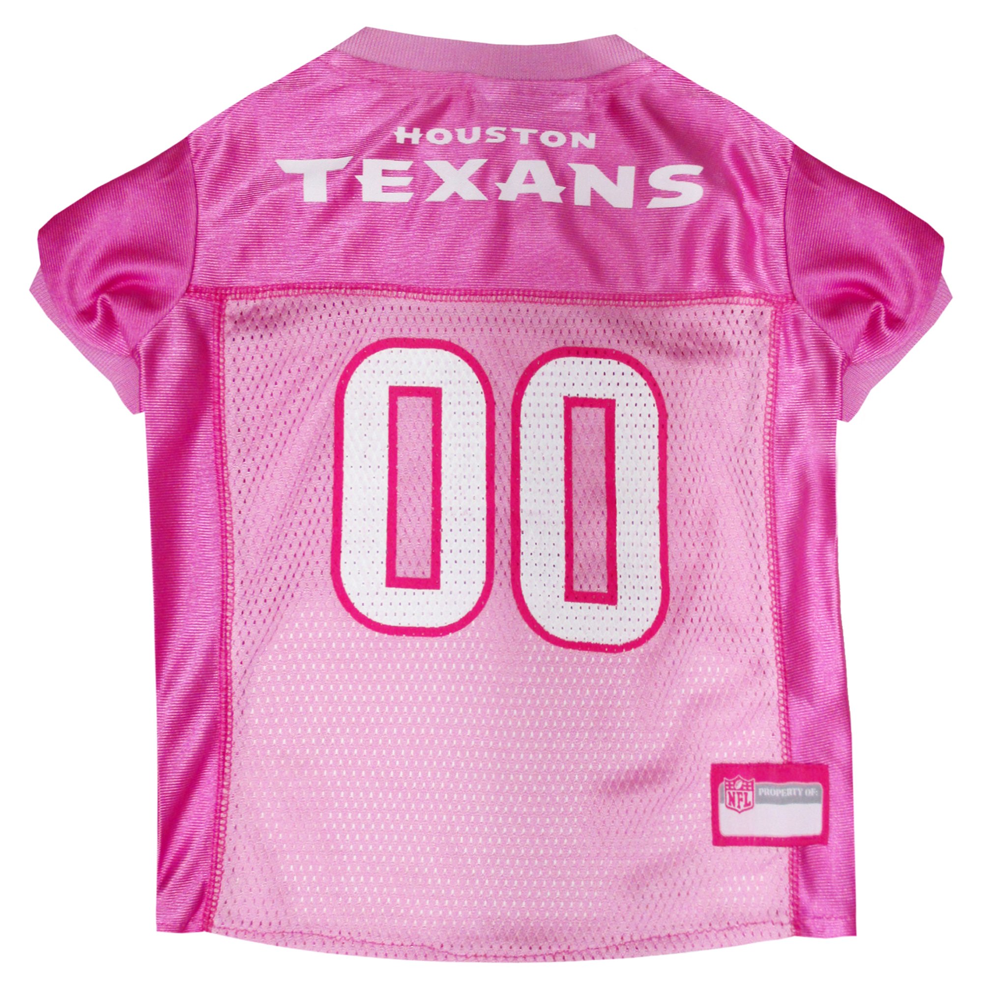 Pets First Houston Texans NFL Pink Mesh Jersey | Petco