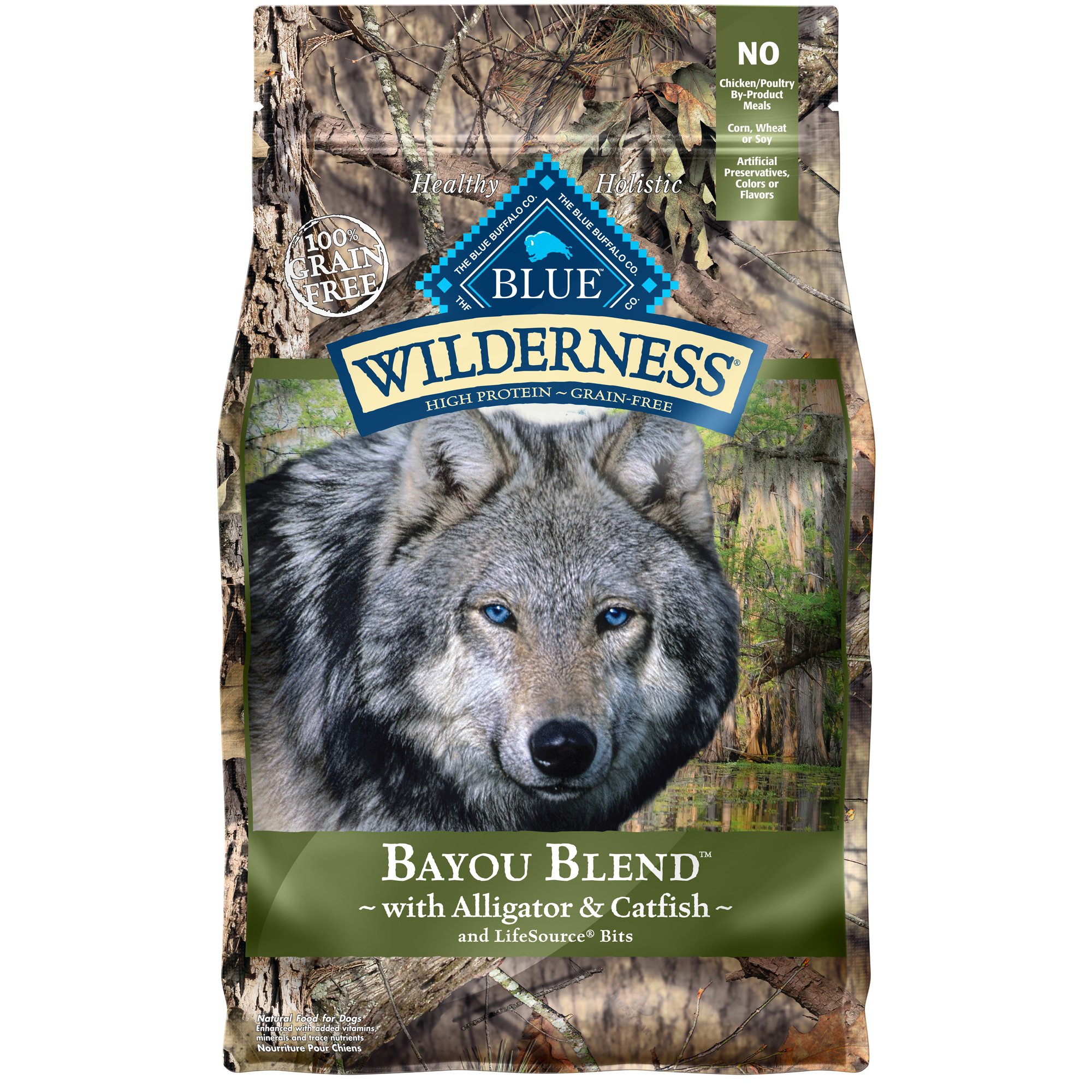 Blue Buffalo Blue Wilderness Bayou Blend With Alligator & Catfish Dry Dog Food | Petco