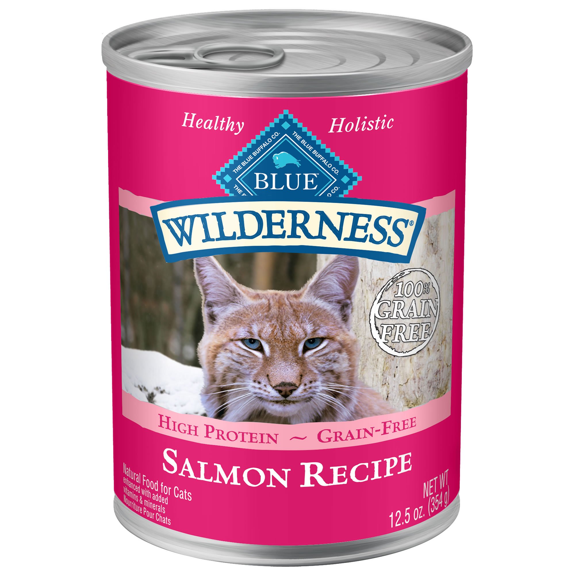 Blue Buffalo Blue Wilderness Salmon Recipe Wet Cat Food ...