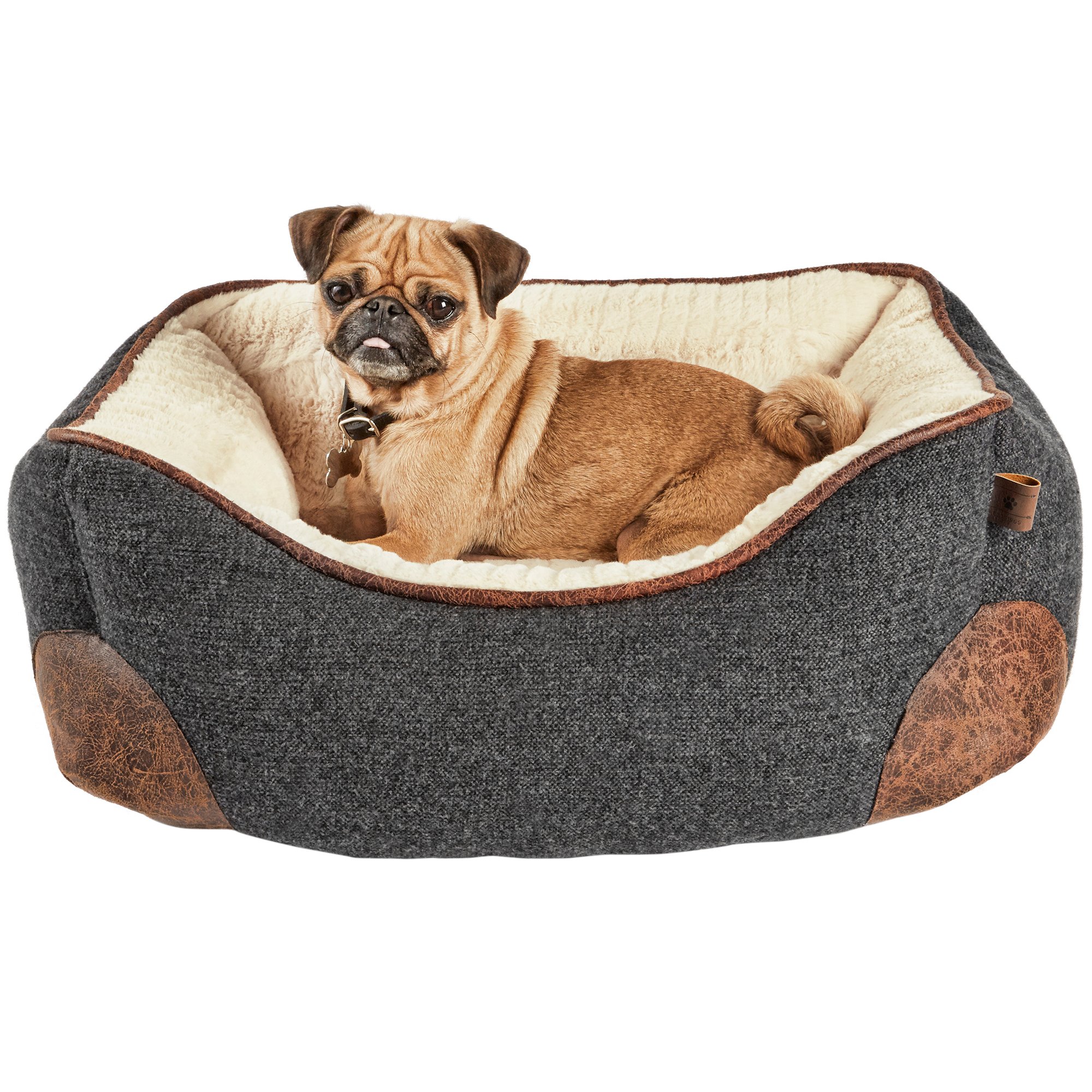 Harmony Grey Nester Memory Foam Dog Bed | Petco