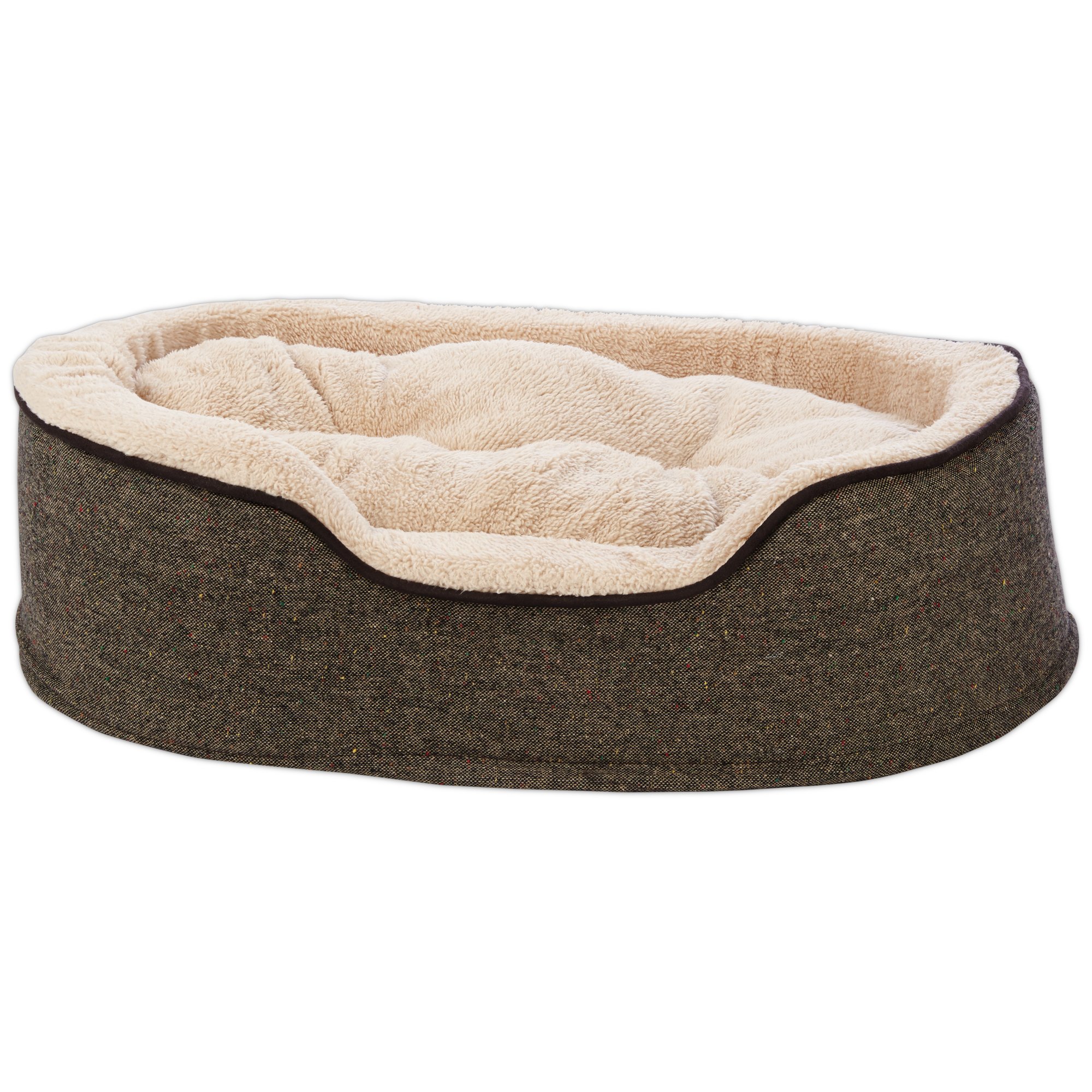 orthopedic cuddler dog bed