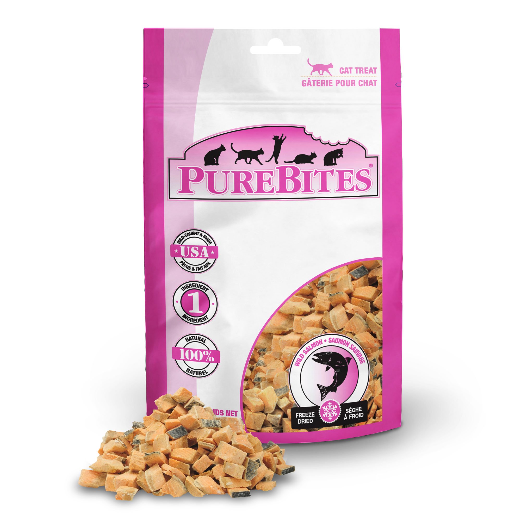 PureBites Freeze Dried Salmon Cat Treats | Petco