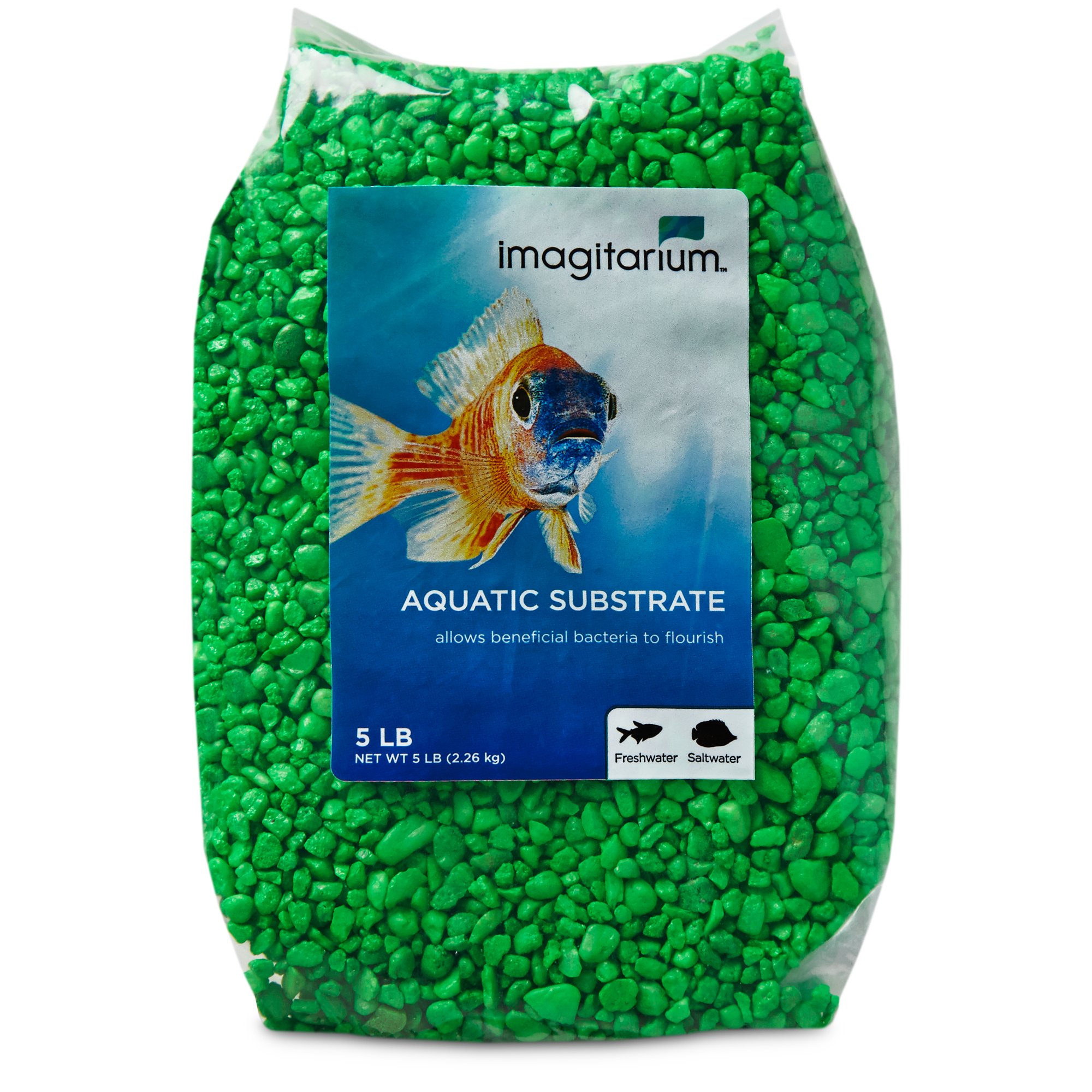 Imagitarium Neon Green Aquarium Gravel Petco