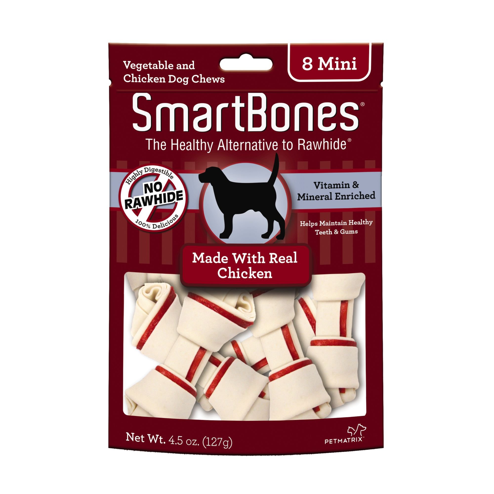 SmartBones NORAWHIDE Chicken Mini Dog Chews Petco