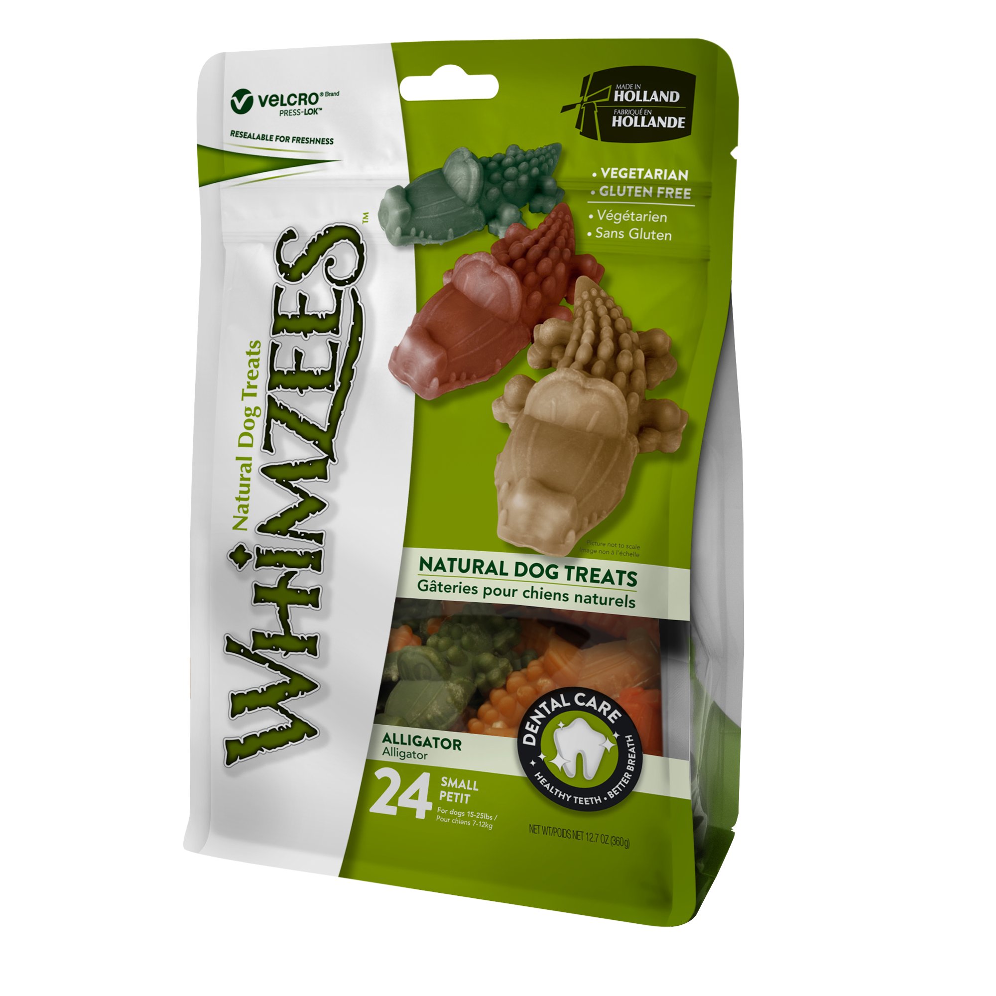 Whimzees Small Alligator Dog Treats Petco