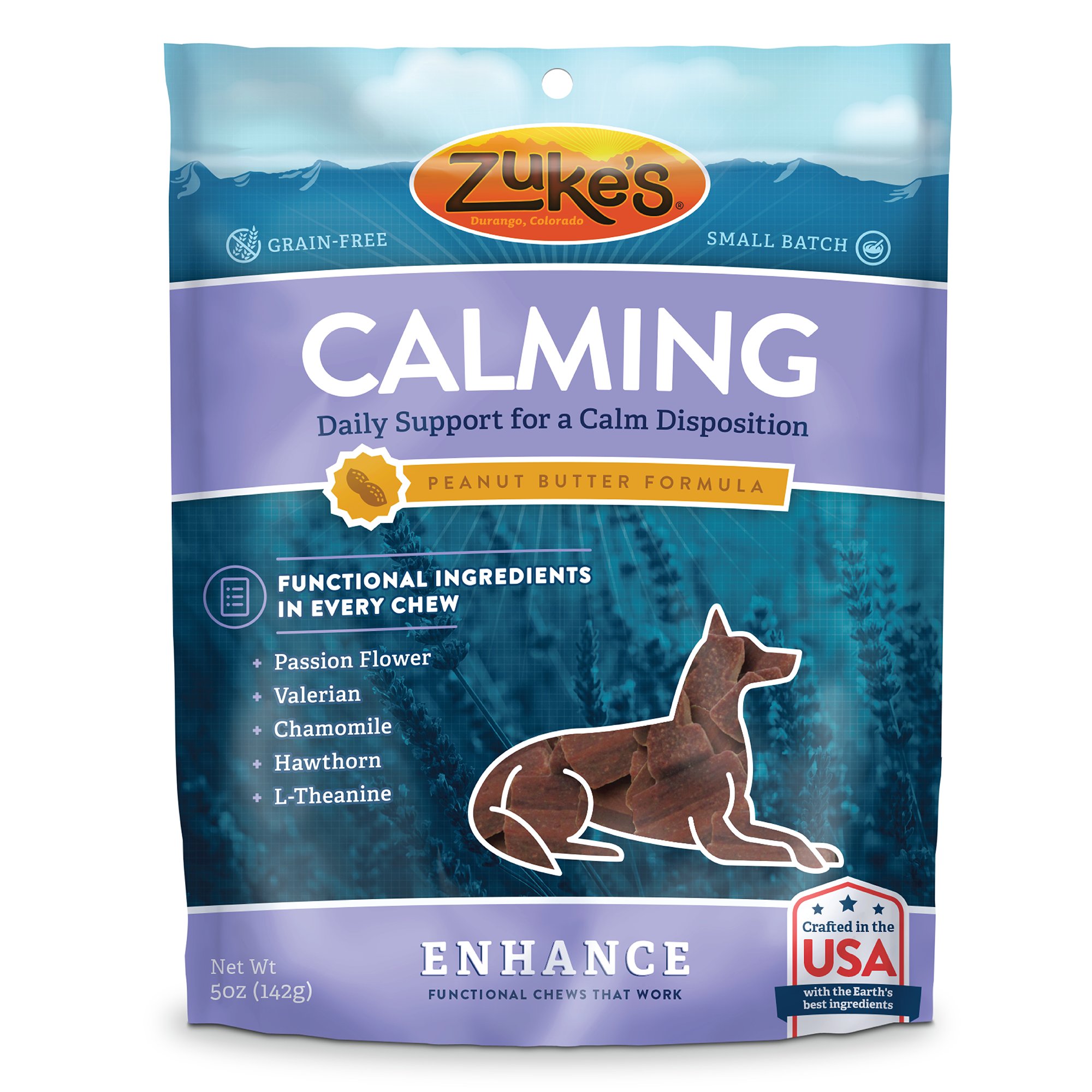 Zuke's Calming Peanut Butter Formula Dog Treats Petco