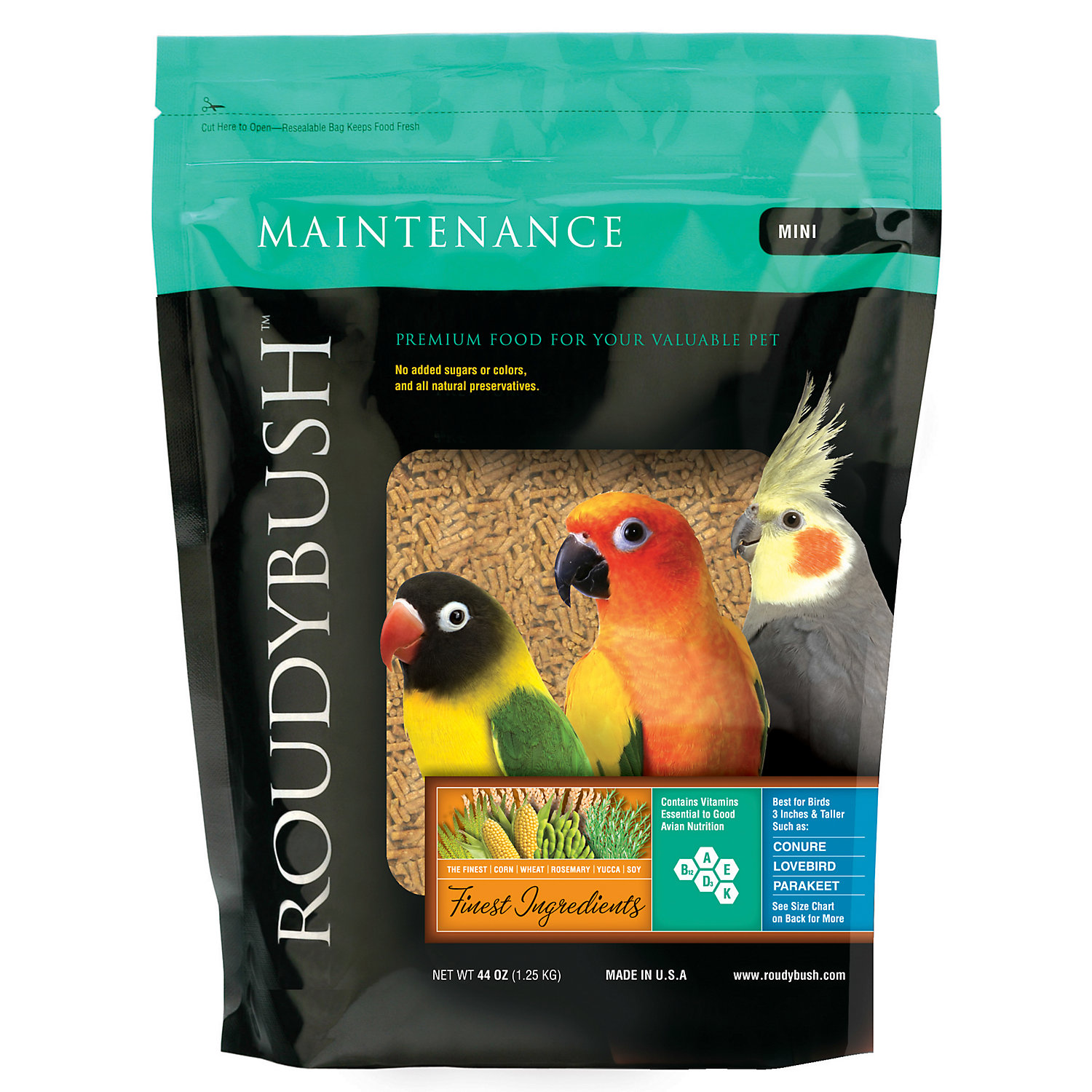 Roudybush Daily Maintenance Mini Pellets 44 Oz. Roudybush Daily Maintenance Mini Pellets 44 Oz.