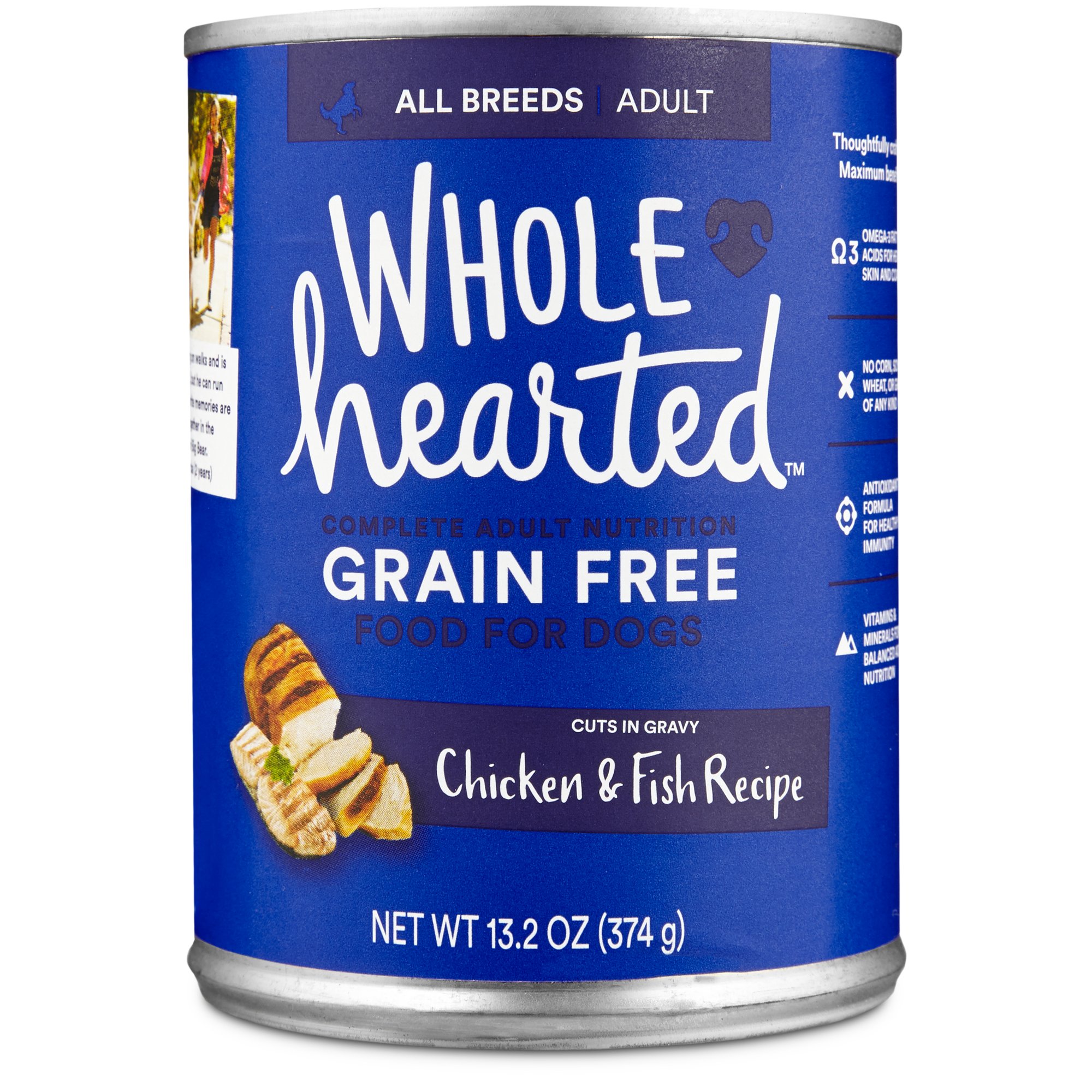 WholeHearted Grain Free Adult Chicken and Fish Recipe Wet