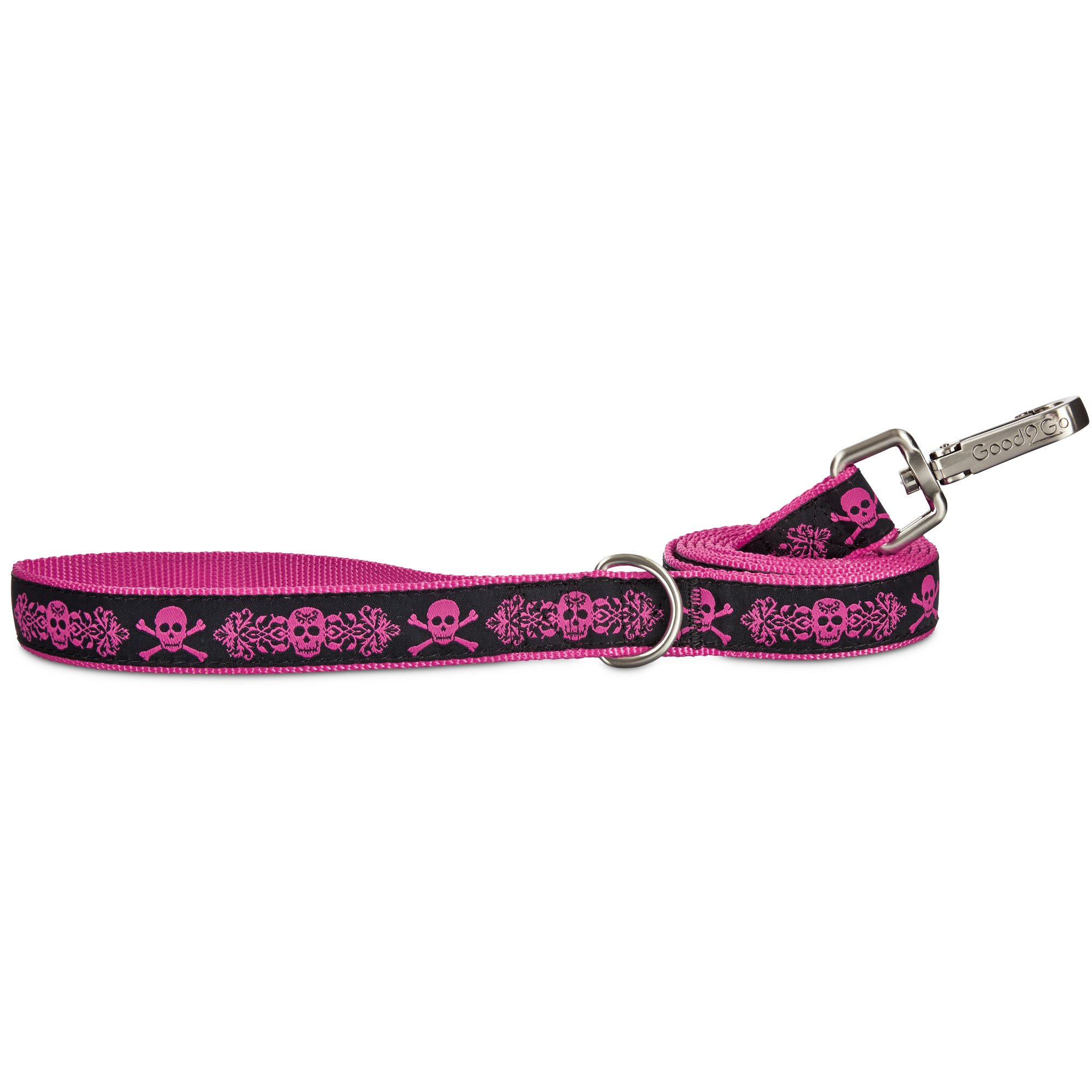 Good2Go Pink Skulls Dog Leash Petco
