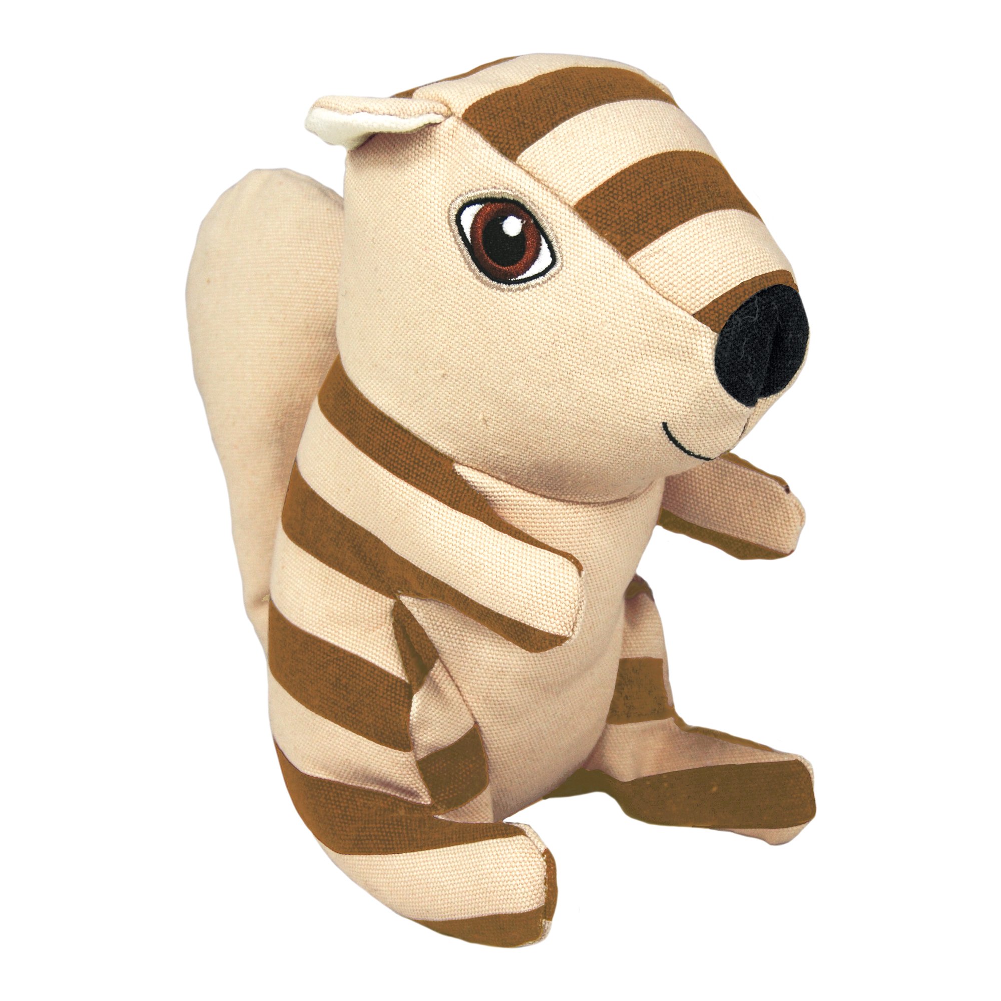 stuffed squirrel dog toy