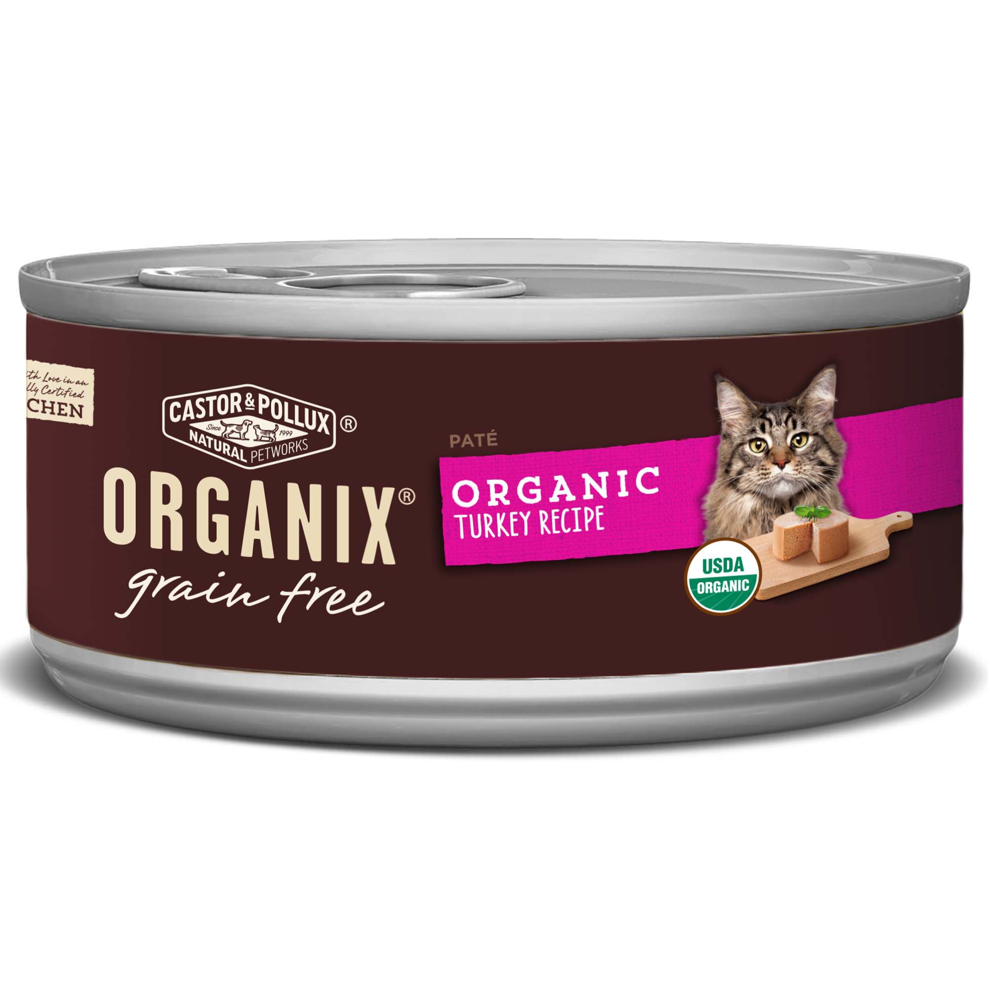 Organix Grain Free Organic Turkey Pate Cat Food | Petco