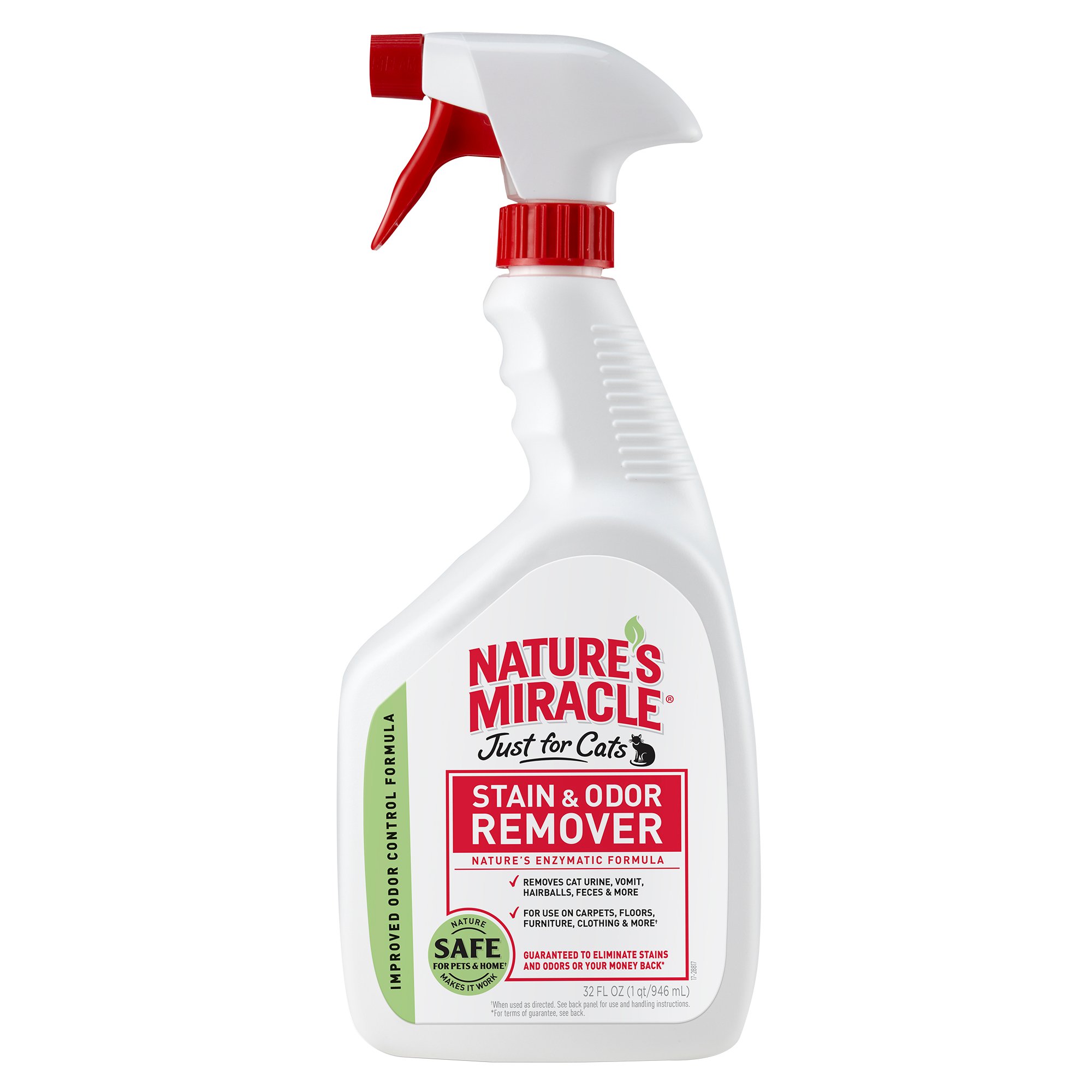 UPC 018065969446 product image for Nature's Miracle Just for Cats Stain and Odor Remover, 32 oz. | upcitemdb.com