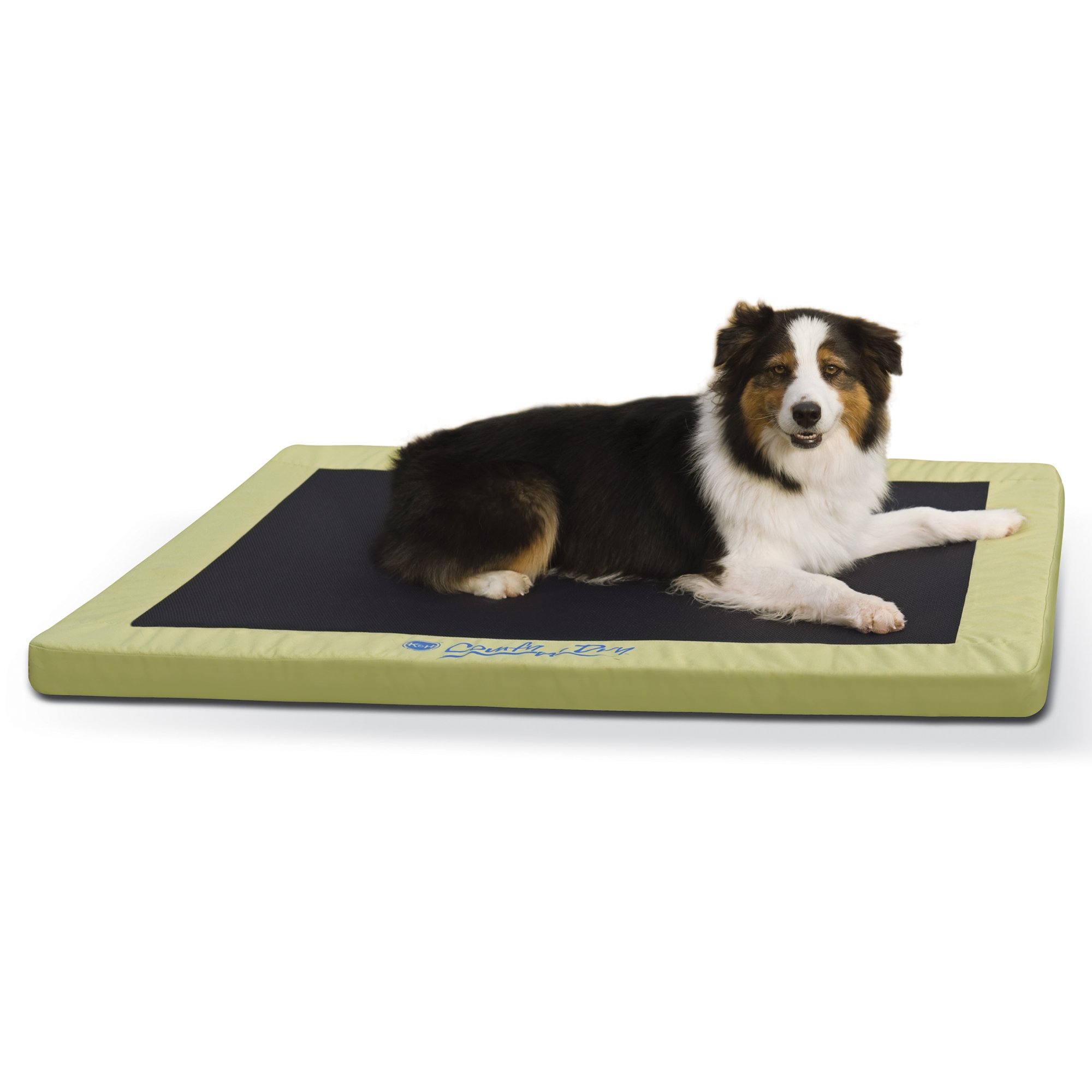 K&H Green Comfy N' Dry Indoor/Outdoor Orthopedic Dog Bed ...