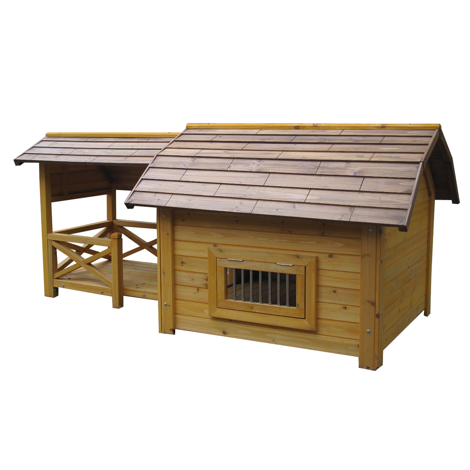Houses & Paws Wooded Lux Pet House Petco