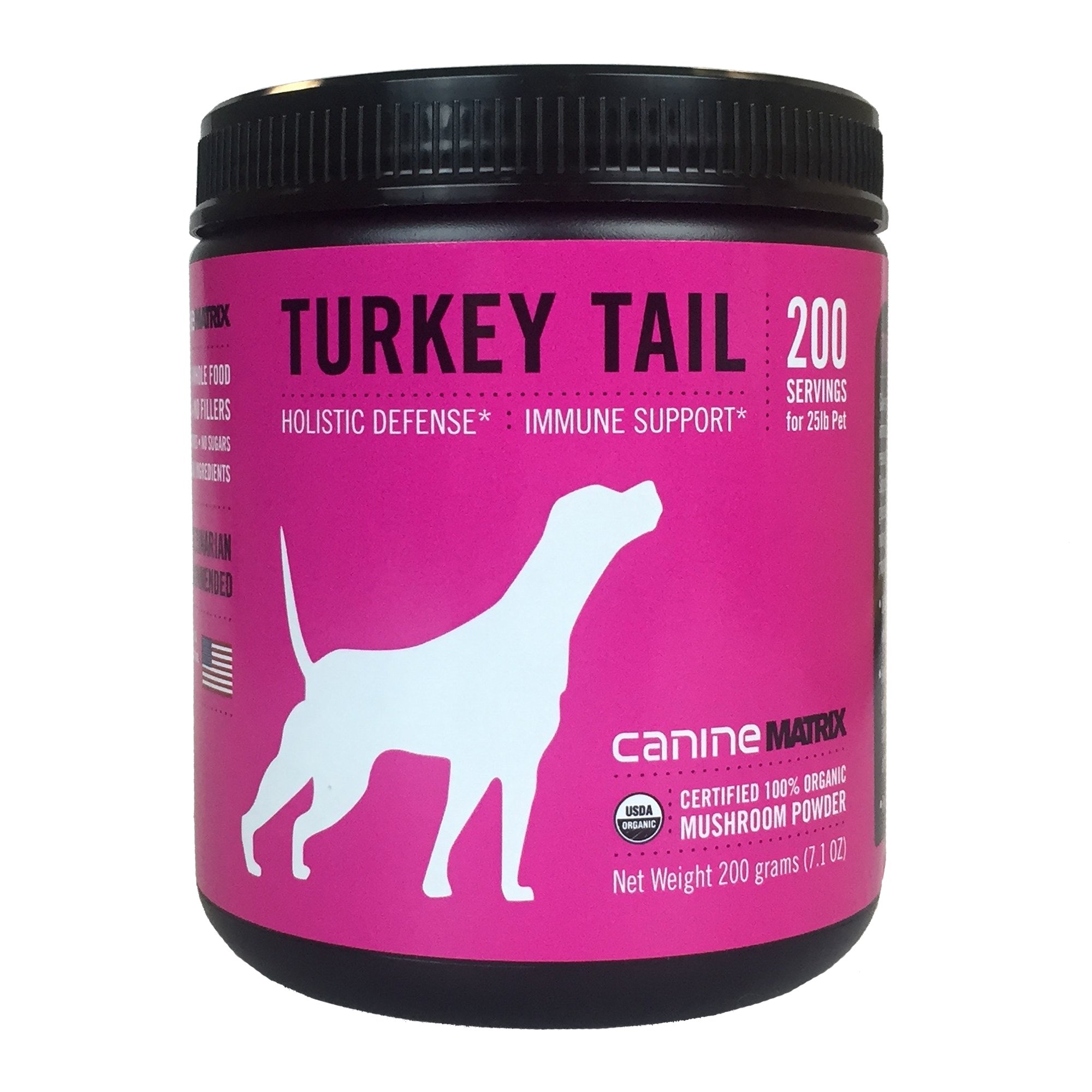 UPC 857727004824 product image for Canine Matrix Turkey Tail Supplement for Dogs, 200 grams | upcitemdb.com
