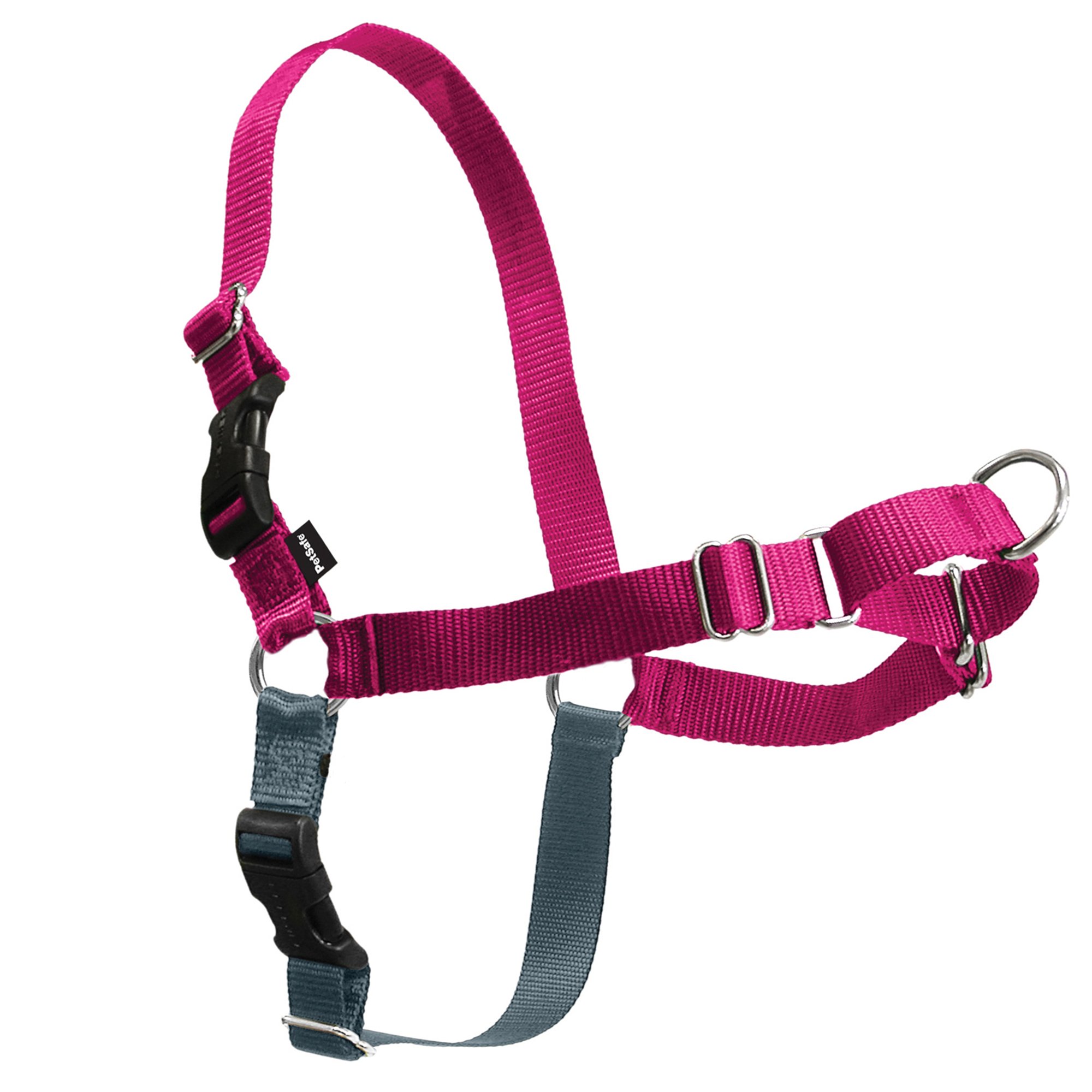 PetSafe Easy Walk No-Pull Leash Training Dog Harness  Medium  Raspberry