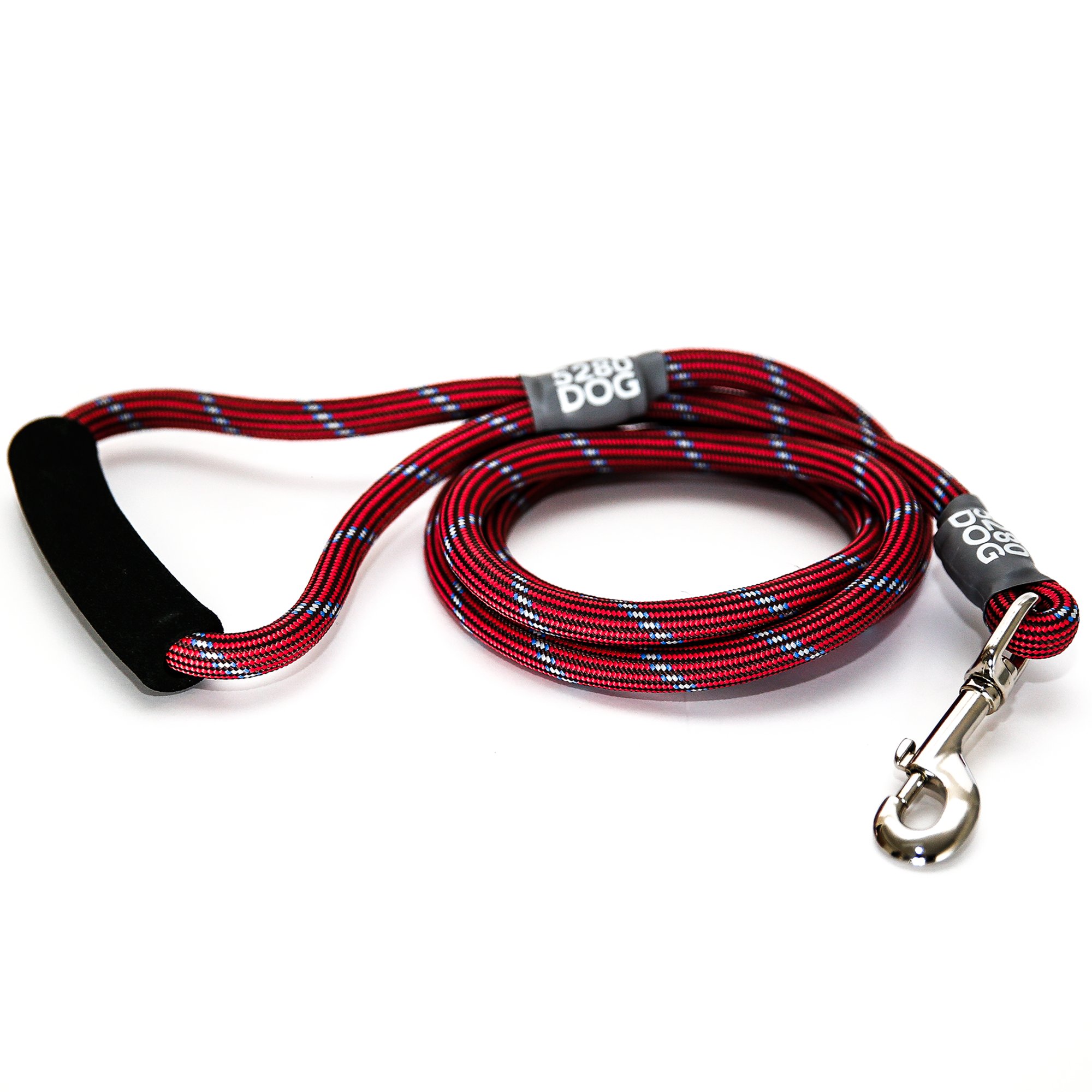 Reddy Black Rope Dog Leash, 6 ft. Petco