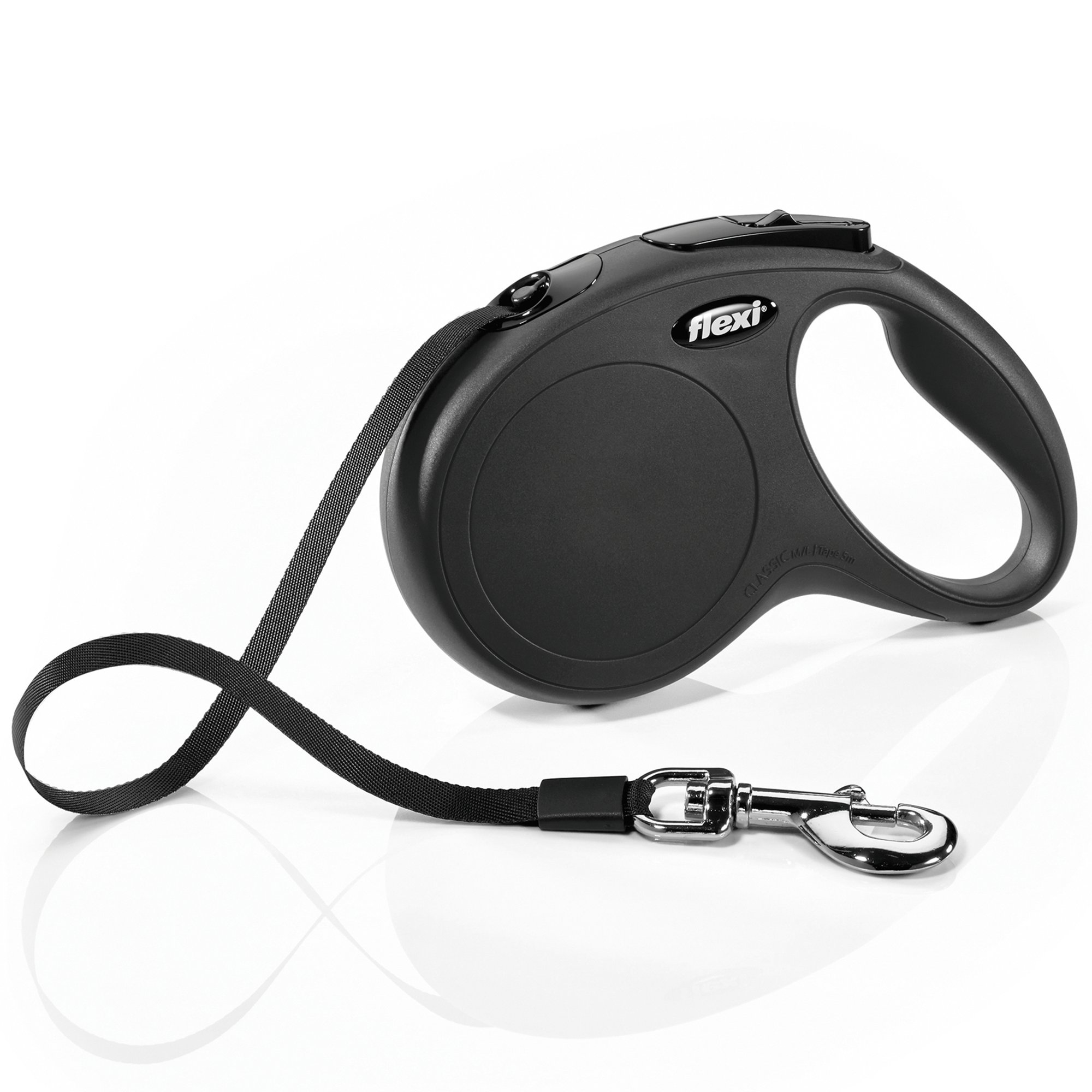 Flexi Classic Retractable Dog Leash In Black 16 Petco