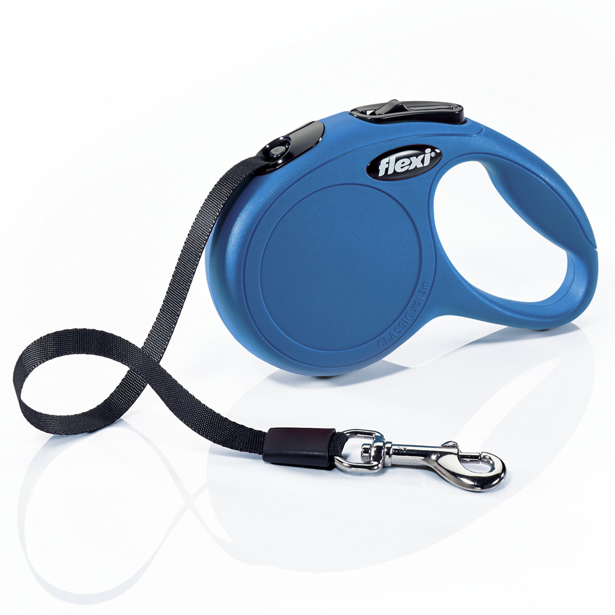 Flexi Classic Retractable Dog Leash in Blue, 10' Petco