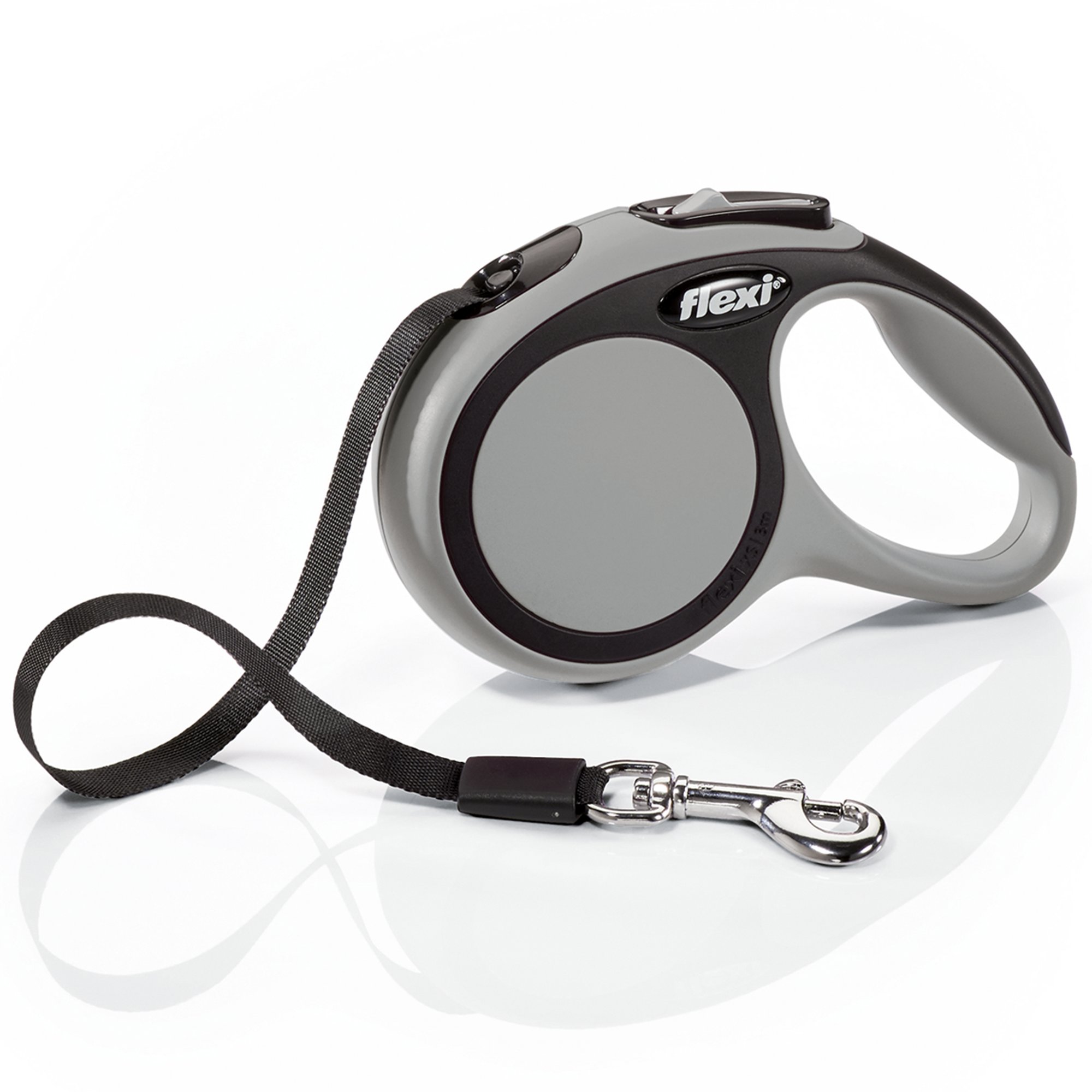 Flexi Comfort Retractable Dog Leash in Grey, 10' Petco