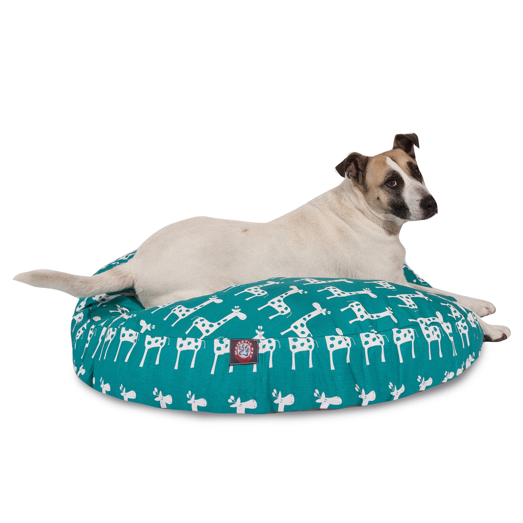 Majestic Pet Stretch Turquoise Round Pet Bed Petco