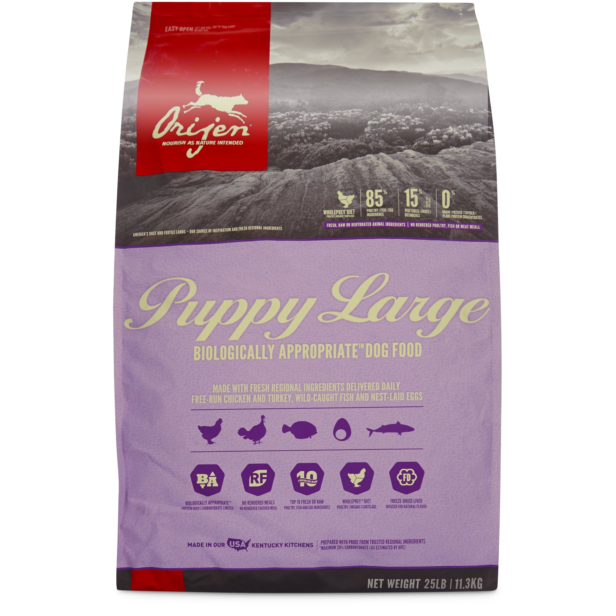 UPC 064992102258 - Orijen Large Breed Puppy Dry Dog Food ...