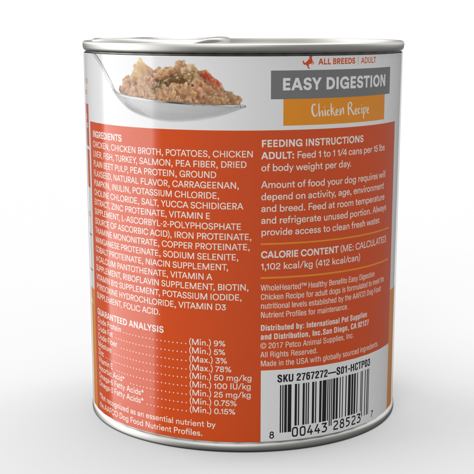 WholeHearted Easy Digestion Chicken Recipe Wet Dog Food | eBay