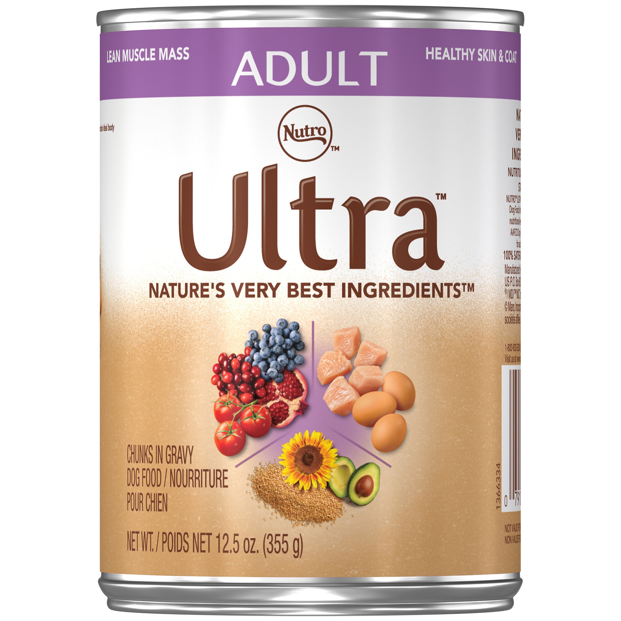 UPC 079105100274 product image for Nutro Ultra Chunks in Gravy Adult Canned Dog Food (12.5 oz.; Chicken; Lamb; Salm | upcitemdb.com