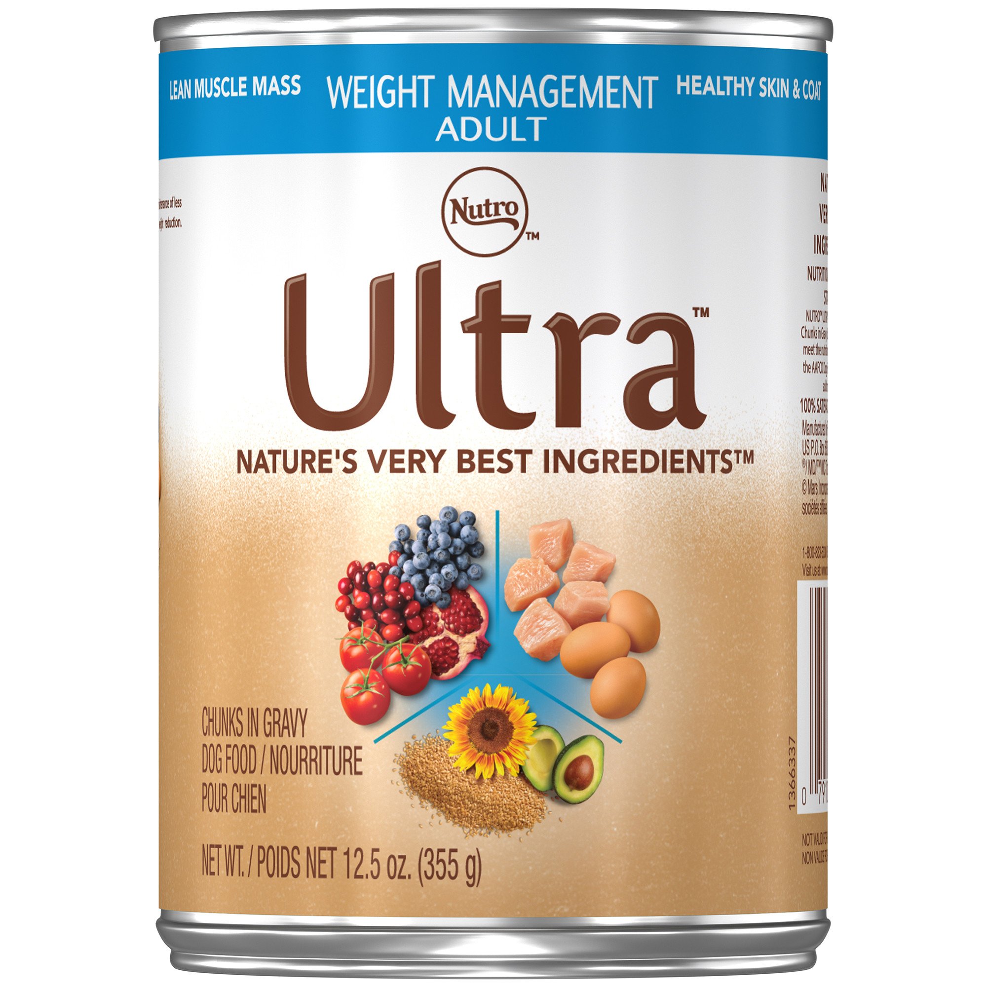 UPC 079105100236 product image for Nutro Ultra Weight Management Chunks in Gravy Adult Canned Dog Food | upcitemdb.com