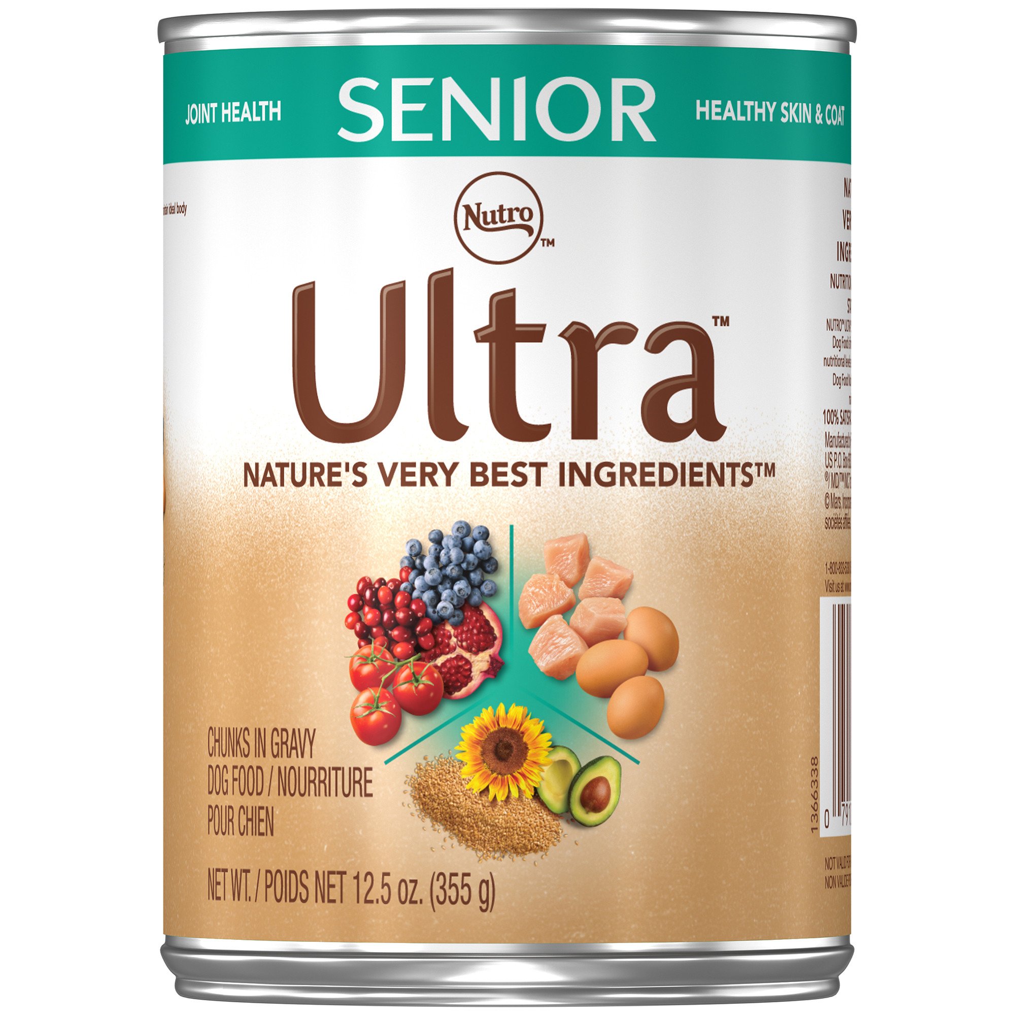 UPC 079105100304 product image for Nutro Ultra Senior Chunks in Gravy Canned Dog Food (12.5 oz.; Chicken; Lamb; Sal | upcitemdb.com