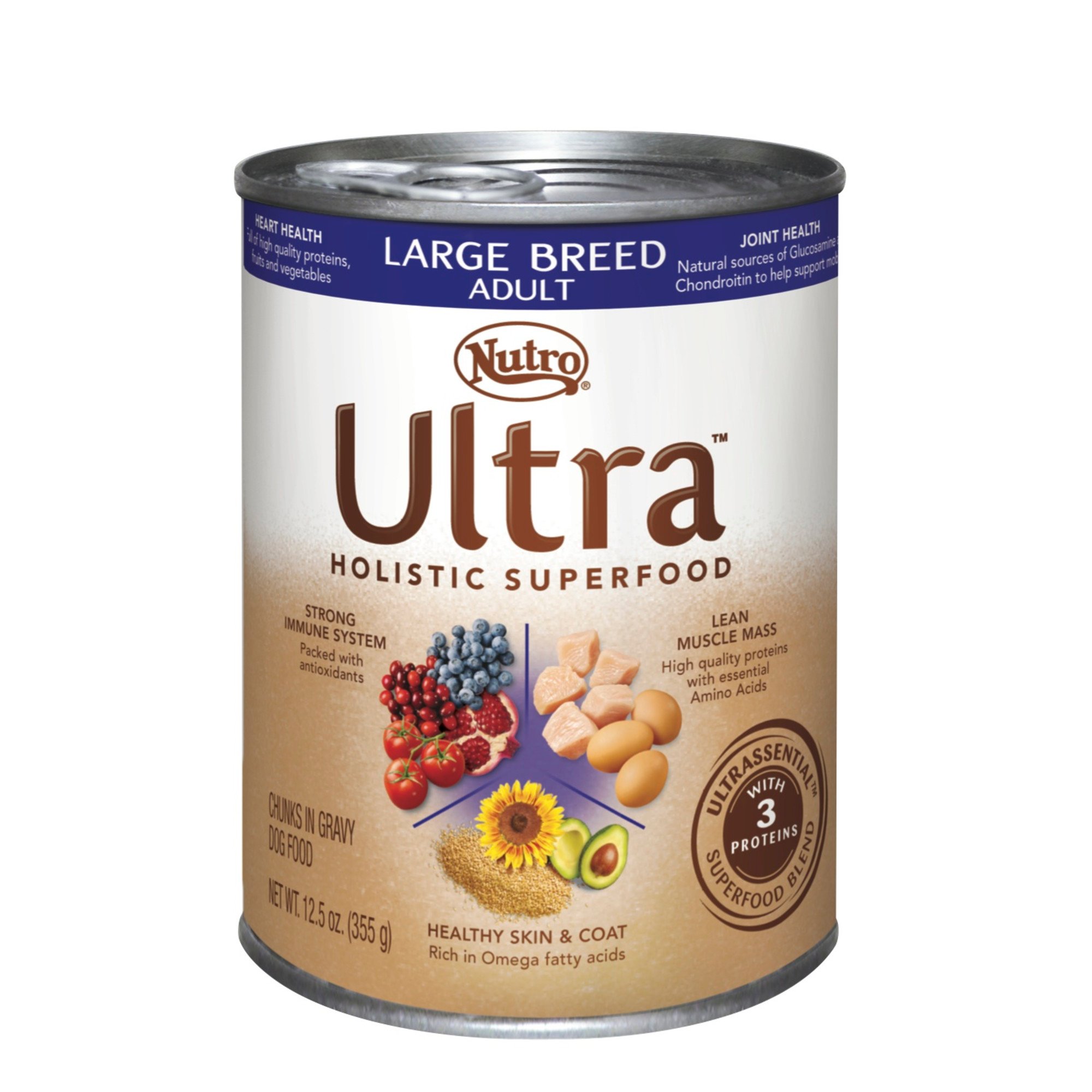 UPC 079105100250 product image for Nutro Ultra Large Breed Chunks in Gravy Adult Canned Dog Food | upcitemdb.com