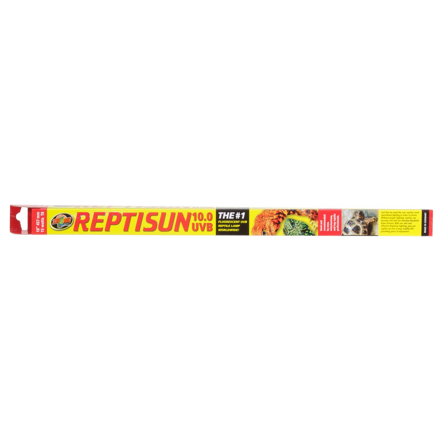 Zoo Med T8 ReptiSun 10.0 UVB Fluorescent Bulbs in 4 sizes