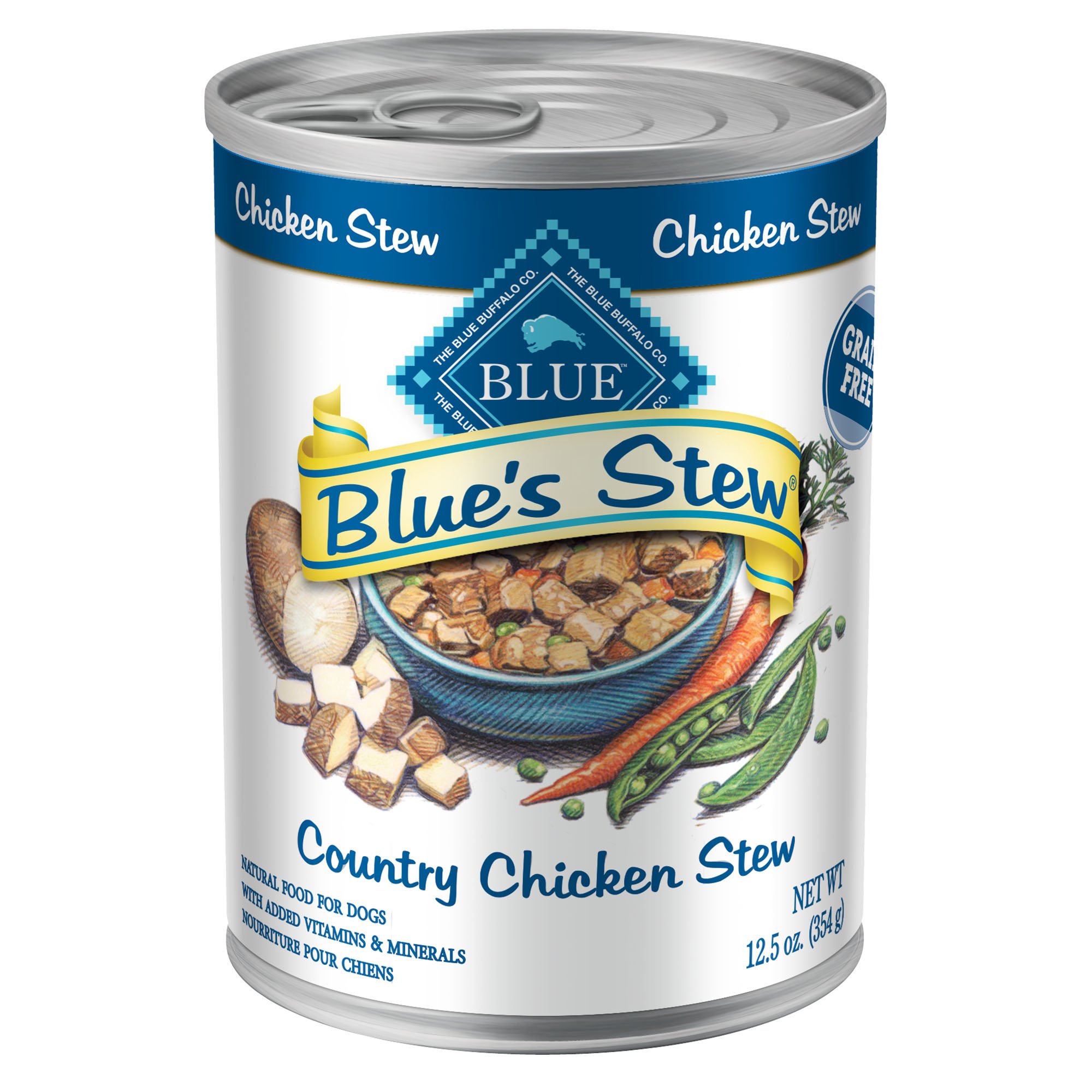 Blue Buffalo Blue's Stew Country Chicken Stew Adult Canned Dog Food Petco