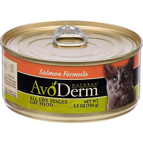 AvoDerm Natural Salmon Formula Canned Wet Cat Food  Petco