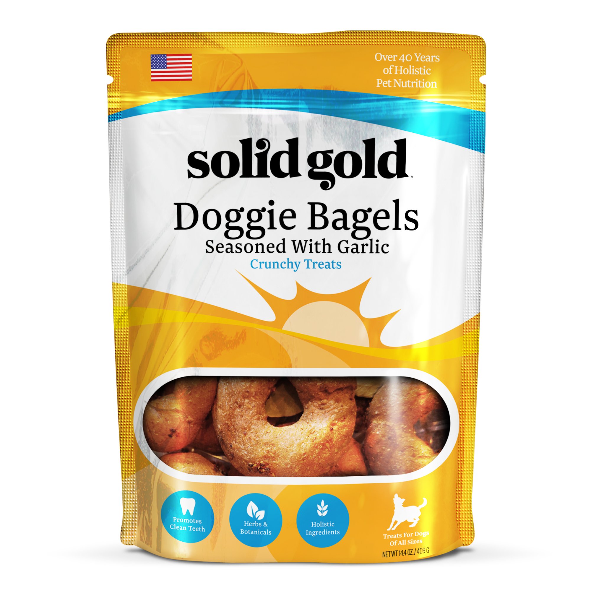 UPC 093766741300 product image for Solid Gold Garlic Doggie Bagels (0.9 lbs.) | upcitemdb.com