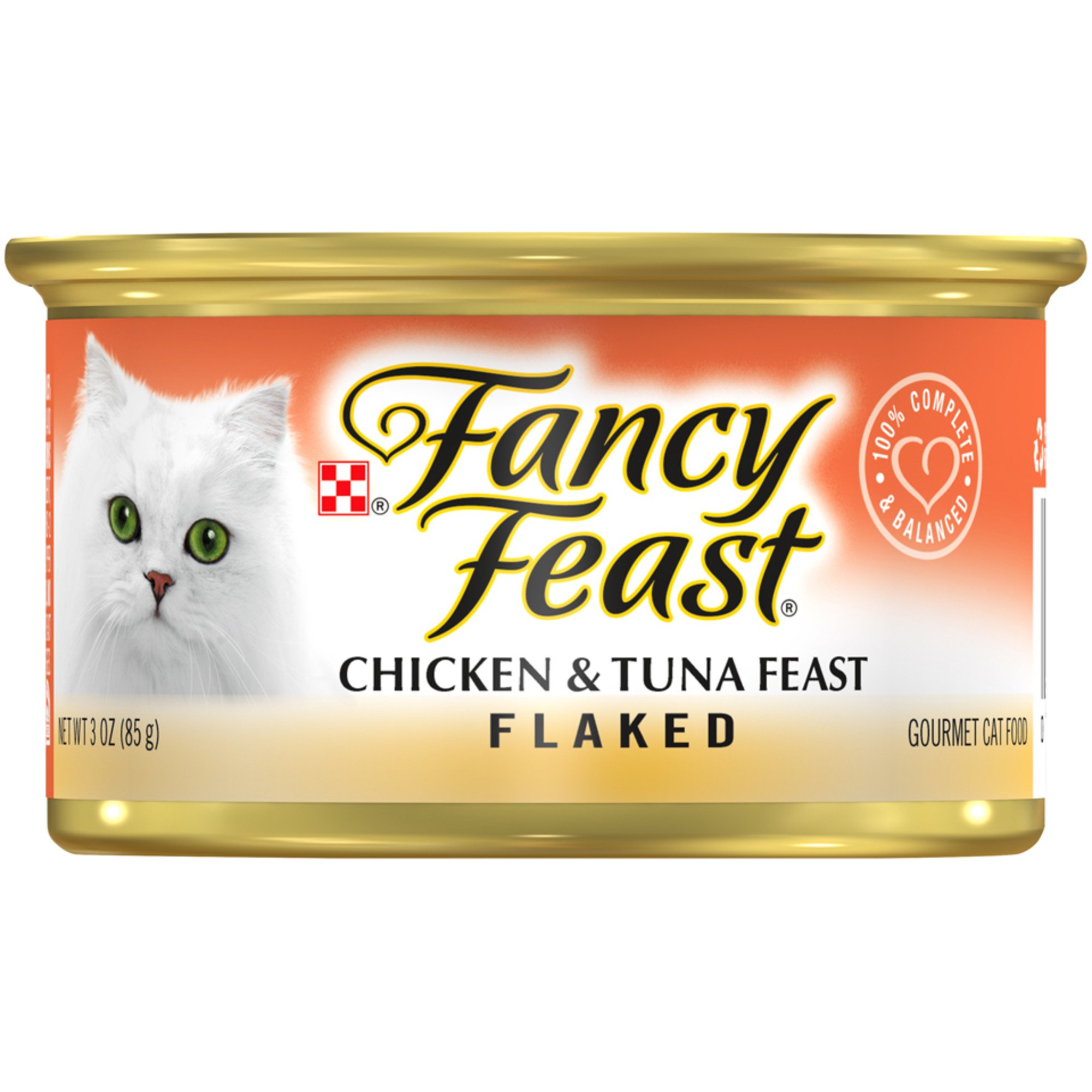 Fancy Feast Flaked Chicken & Tuna Feast Gourmet Cat Food Petco