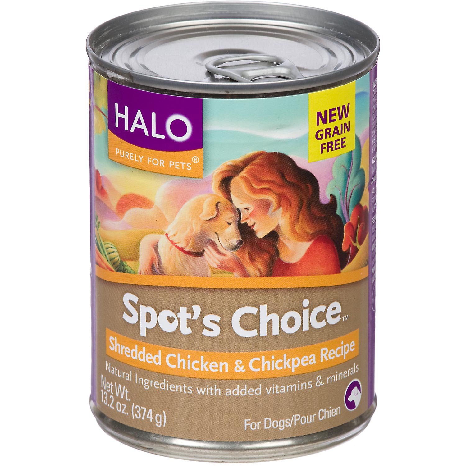 Halo Grain Free Chicken & Chickpea Recipe Small Breed Wet Dog Food Petco