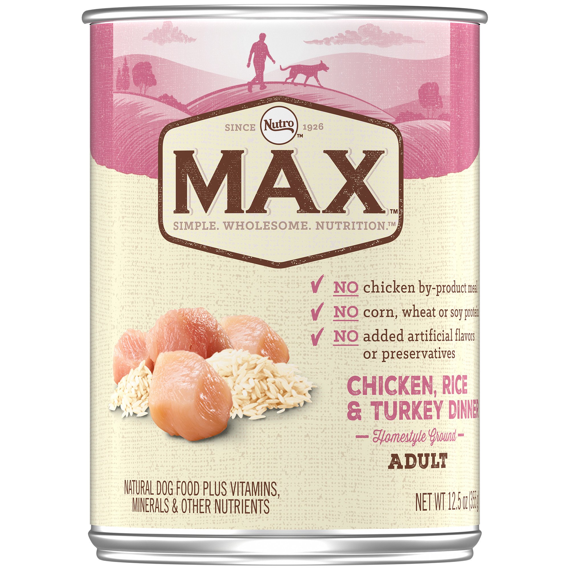 UPC 079105106535 product image for Nutro MAX Adult Chicken, Rice & Turkey Canned Dog Food | upcitemdb.com