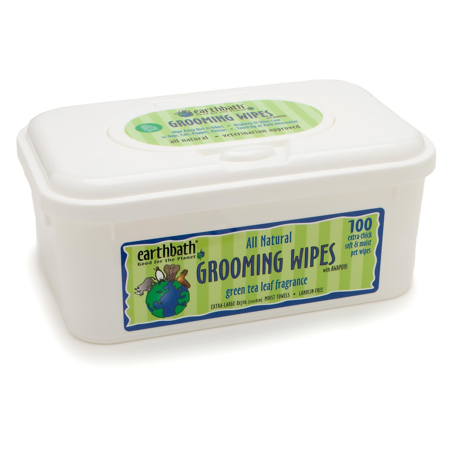 earthbath all natural grooming wipes
