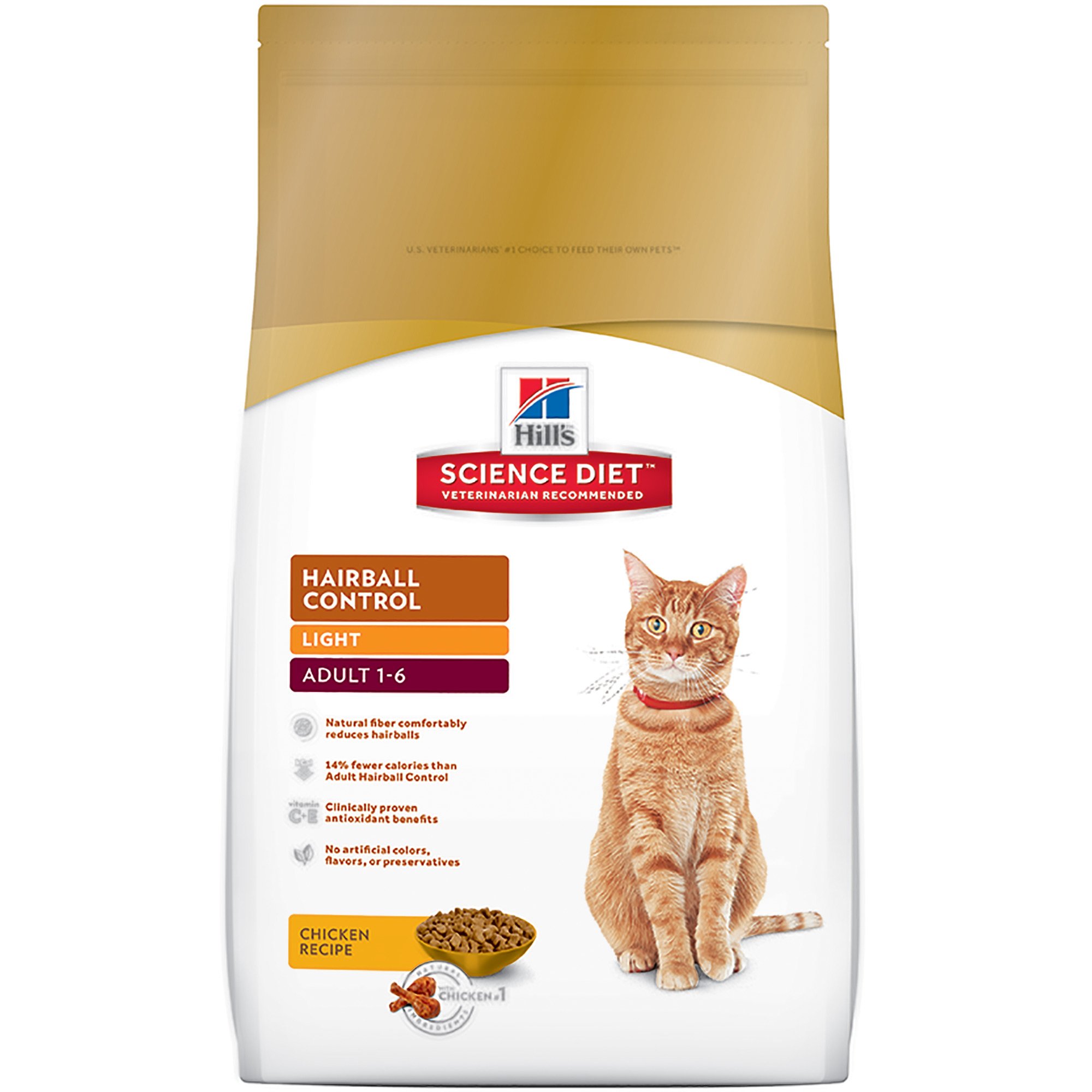 Hill's Science Diet Hairball Control Light Adult Cat Food | Petco