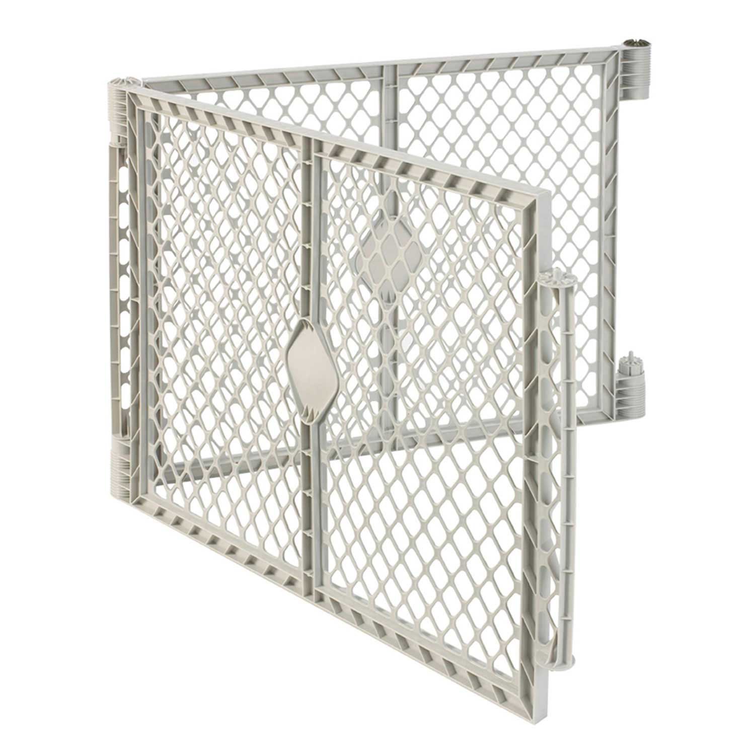 North States Mypet 2 Panel Petyard Extension Gray 60 W X 26 H