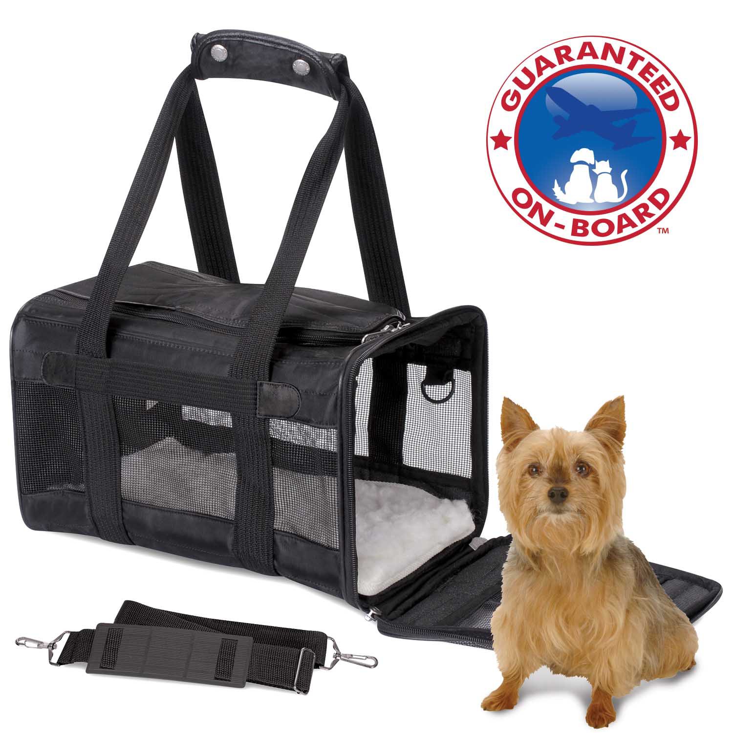 The Original Sherpa Dog Carrier in Black | Petco