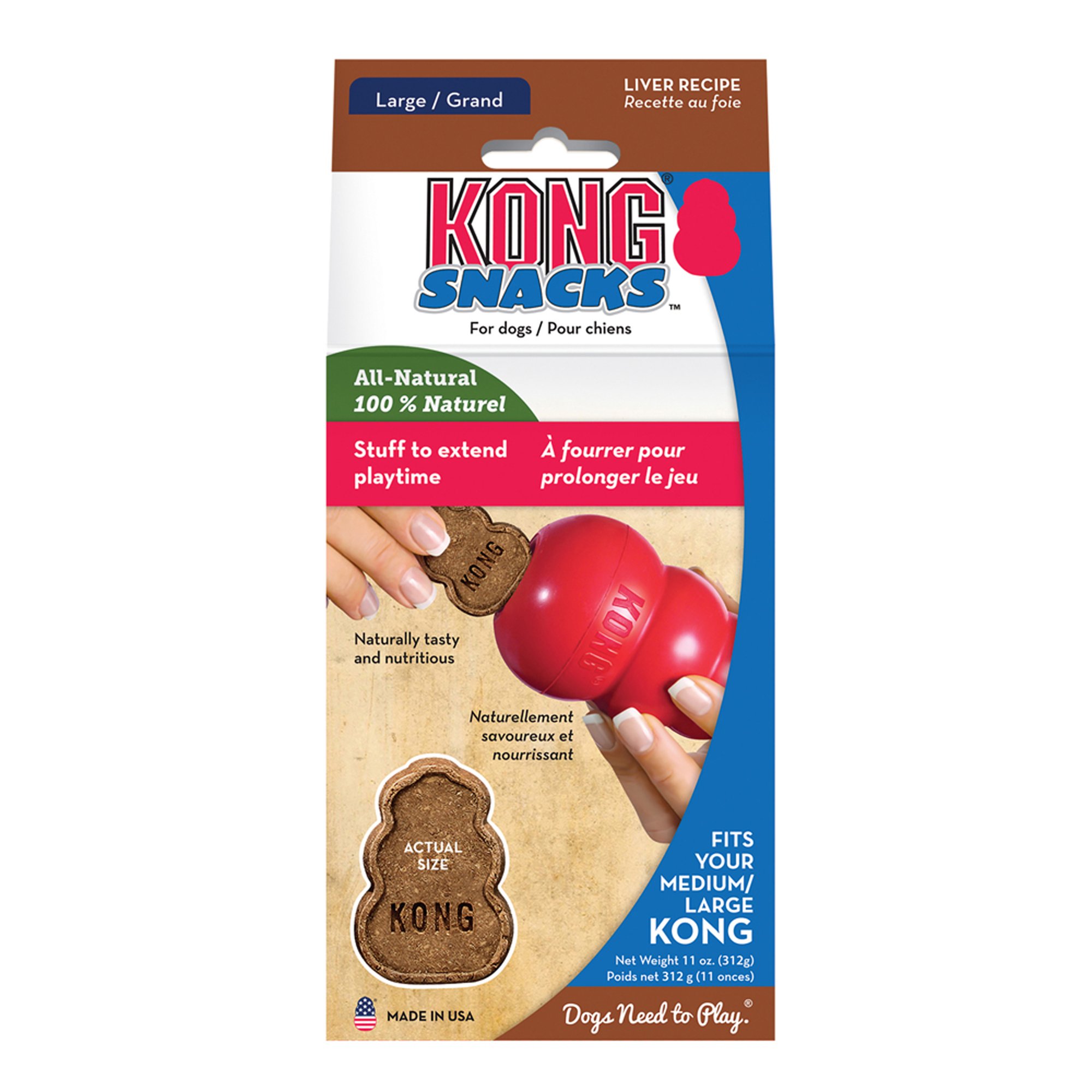 KONG Stuff'N Liver Snacks Anytime Dog Treats Petco