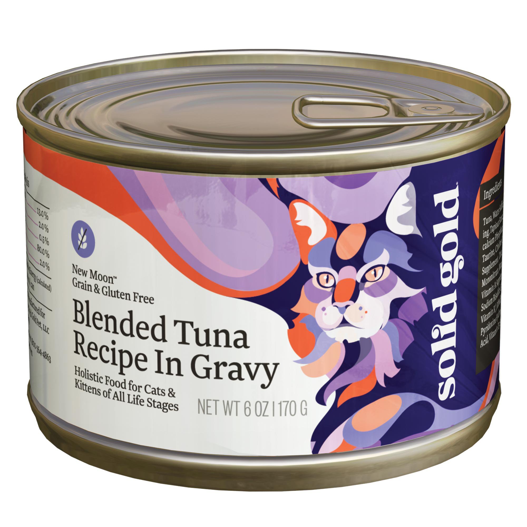 Solid Gold Five Oceans Tuna in Gravy 