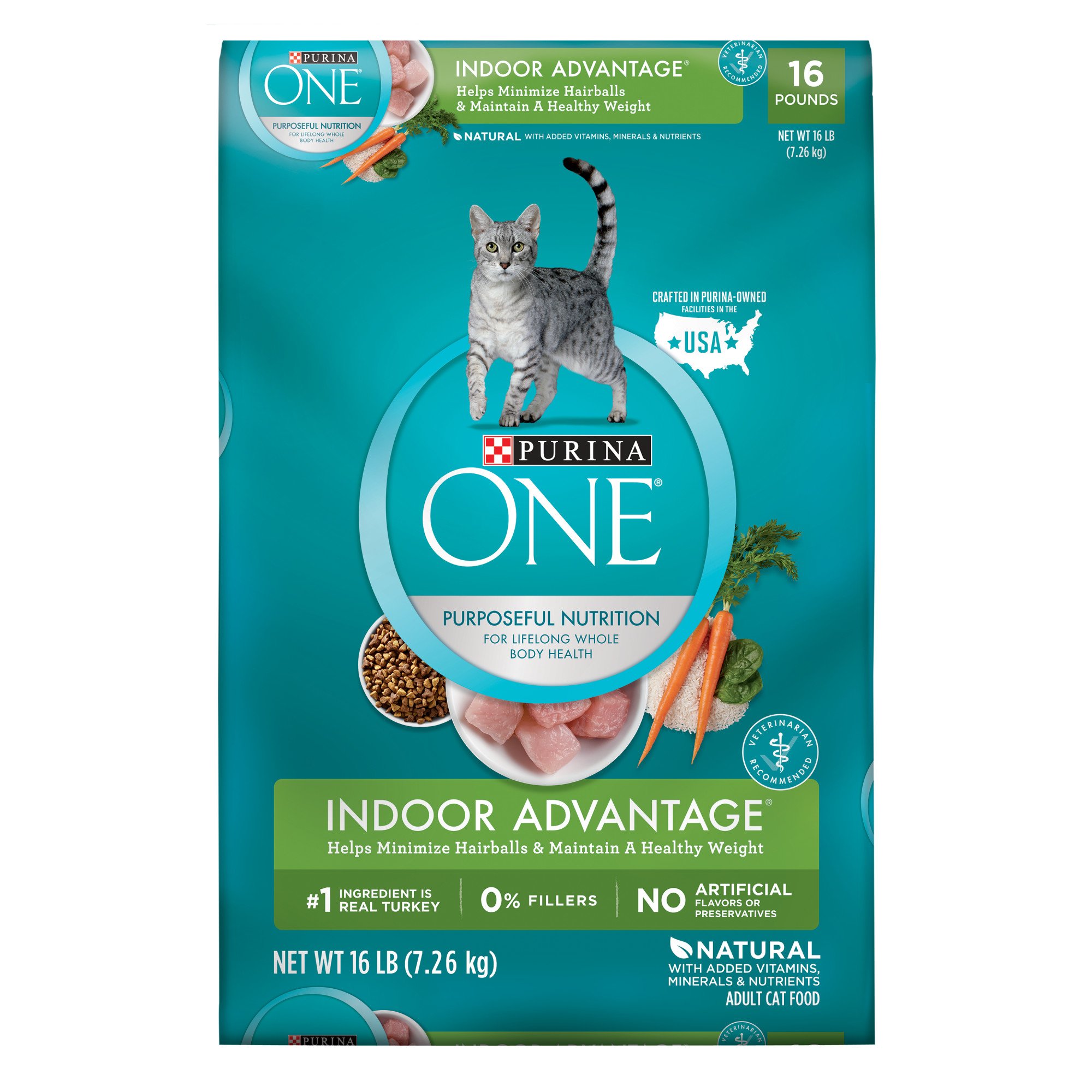 Purina ONE Indoor Advantage Hairball & Healthy Weight Cat Food Petco