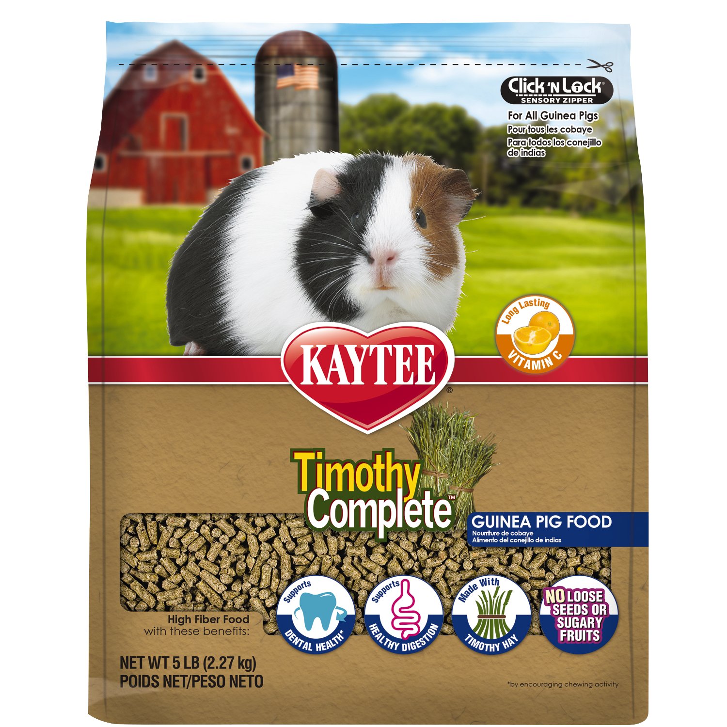 kaytee timothy complete guinea pig food