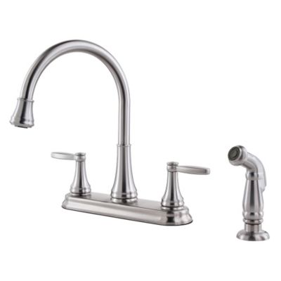 Stainless Steel Glenfield 2 Handle Kitchen Faucet F 036 4GFS