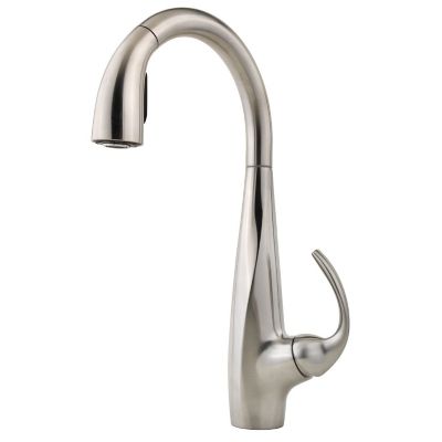 Stainless Steel Avanti 1 Handle Pull Down Kitchen Faucet LF 529