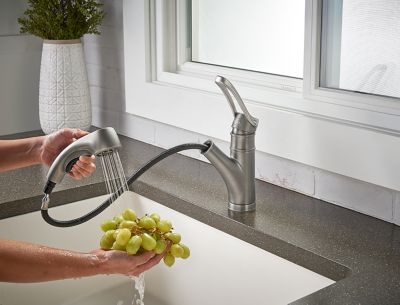 Slate Prive 1-Handle, Pull-Out Kitchen Faucet - F-534 ...