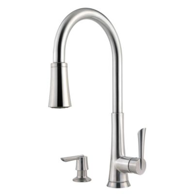 Stainless Steel Mystique 1-Handle, Pull-Down Kitchen Faucet - GT529-MDS ...